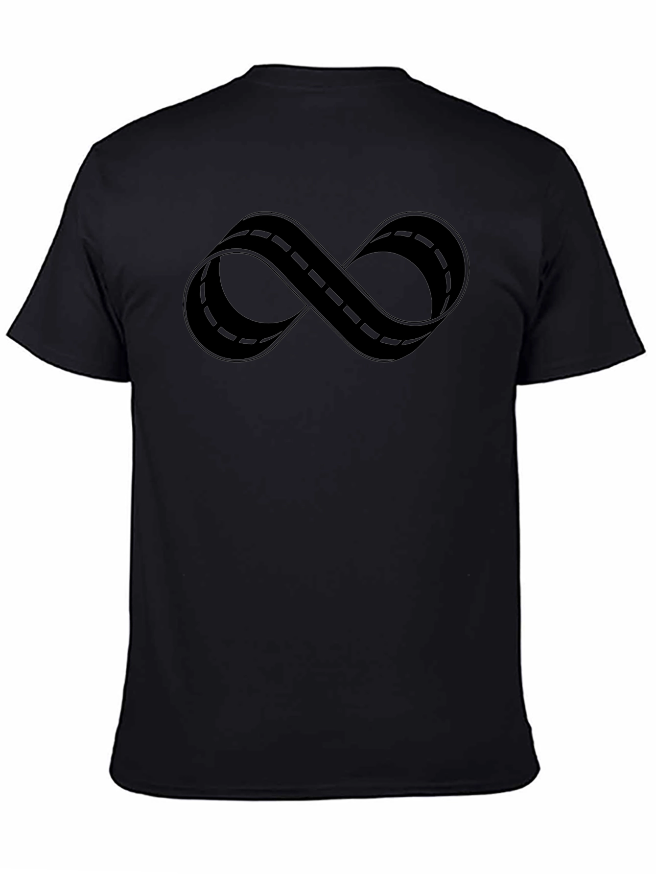 Mobius Strip Road Black T-Shirt