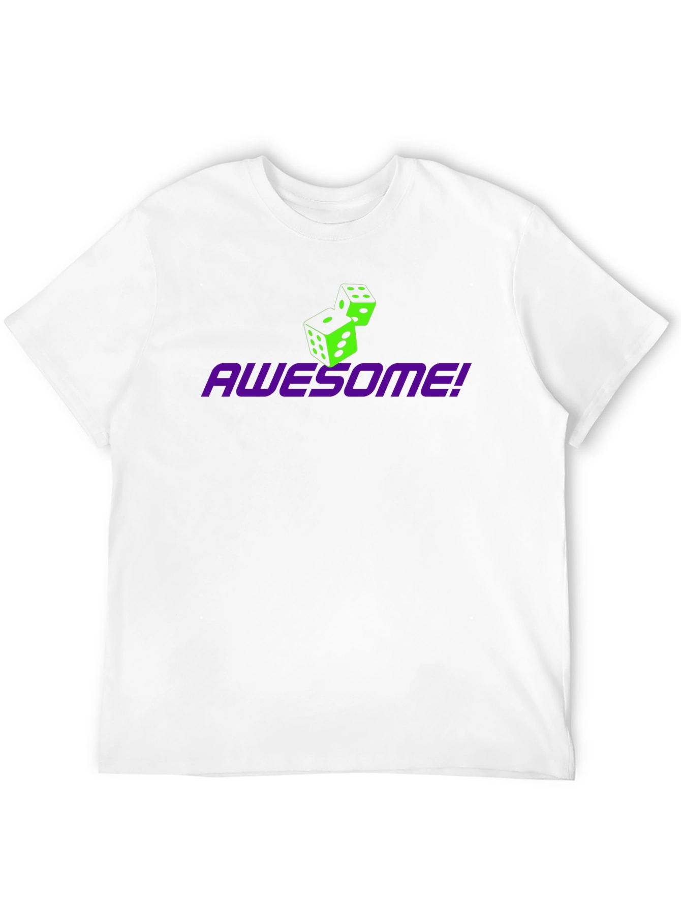 Awesome Dice Graphic T-Shirt