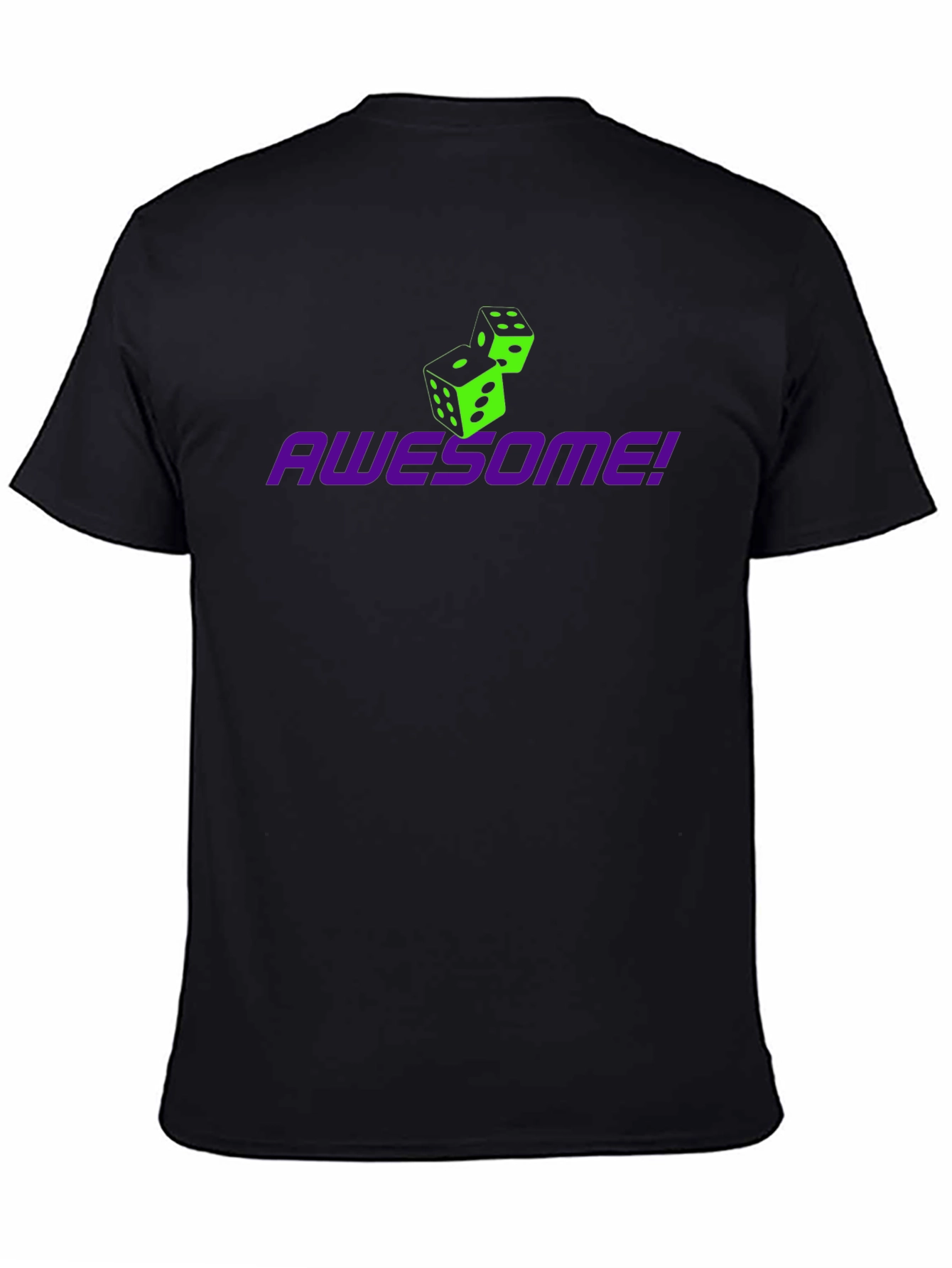 Awesome Dice Graphic T-Shirt