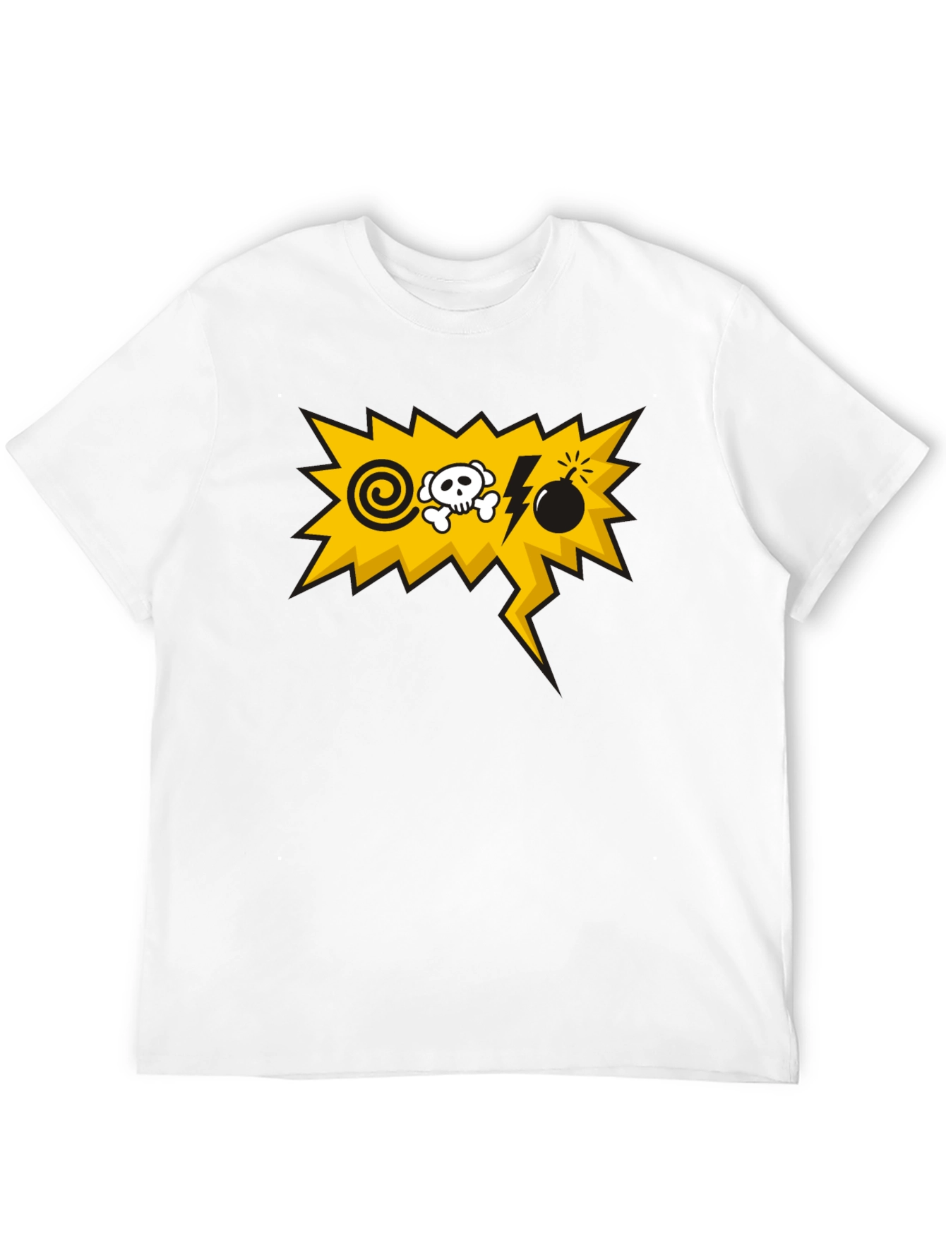 Danger Graphic Black T-Shirt