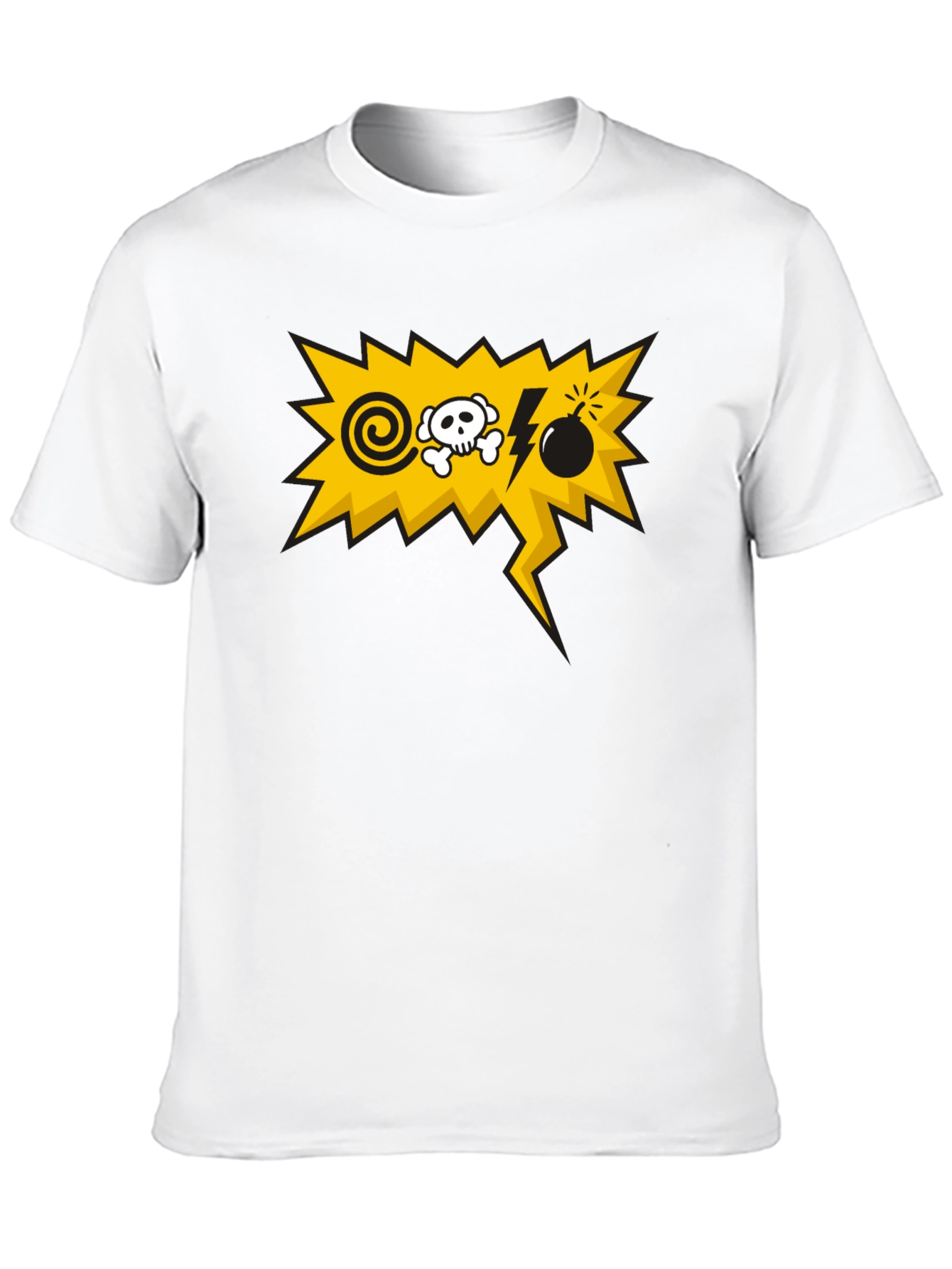Danger Graphic Black T-Shirt
