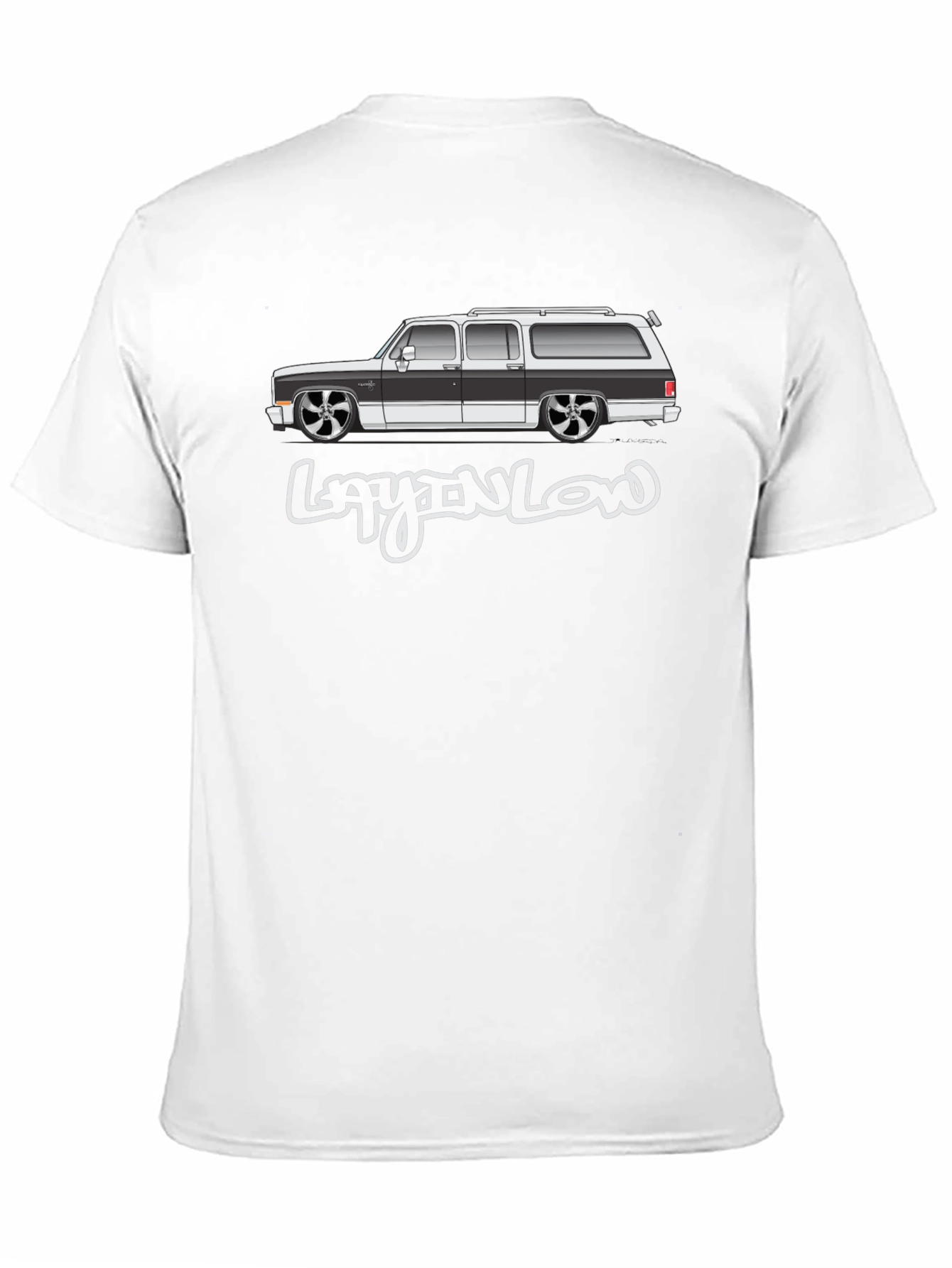 Layn Low Suburban Car T-Shirt - Black