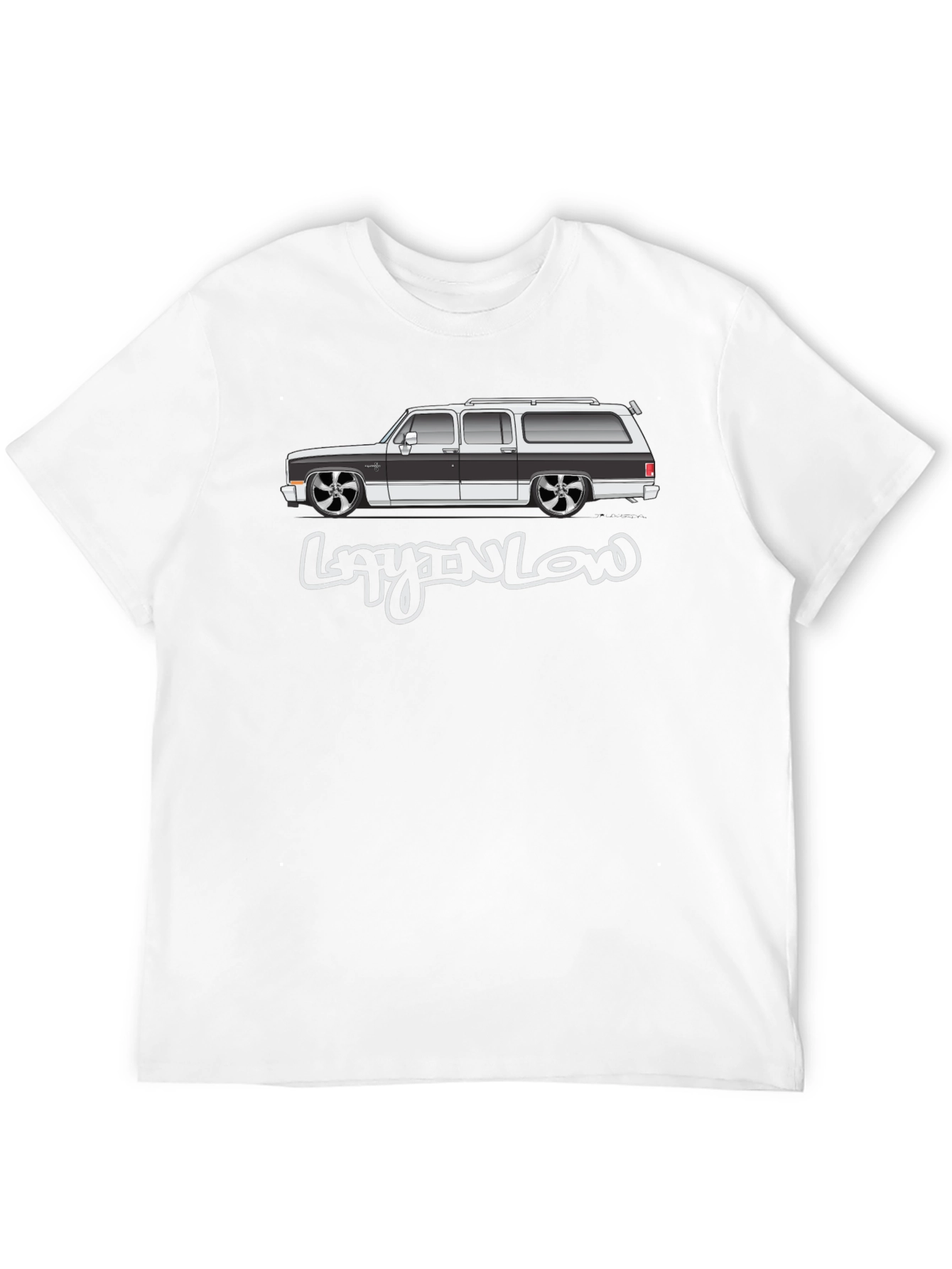 Layn Low Suburban Car T-Shirt - Black