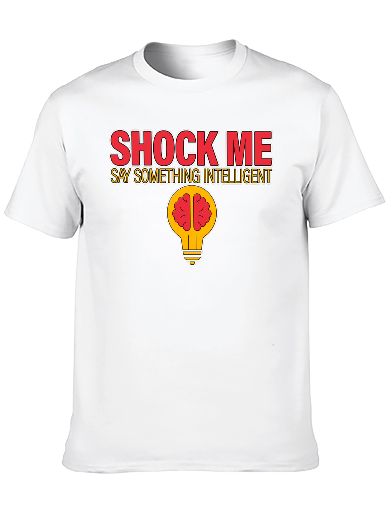 Shock Me Intelligent Brain Lightbulb T-Shirt