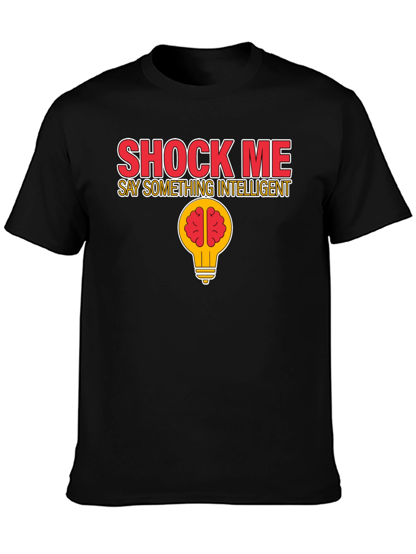 Shock Me Intelligent Brain Lightbulb T-Shirt