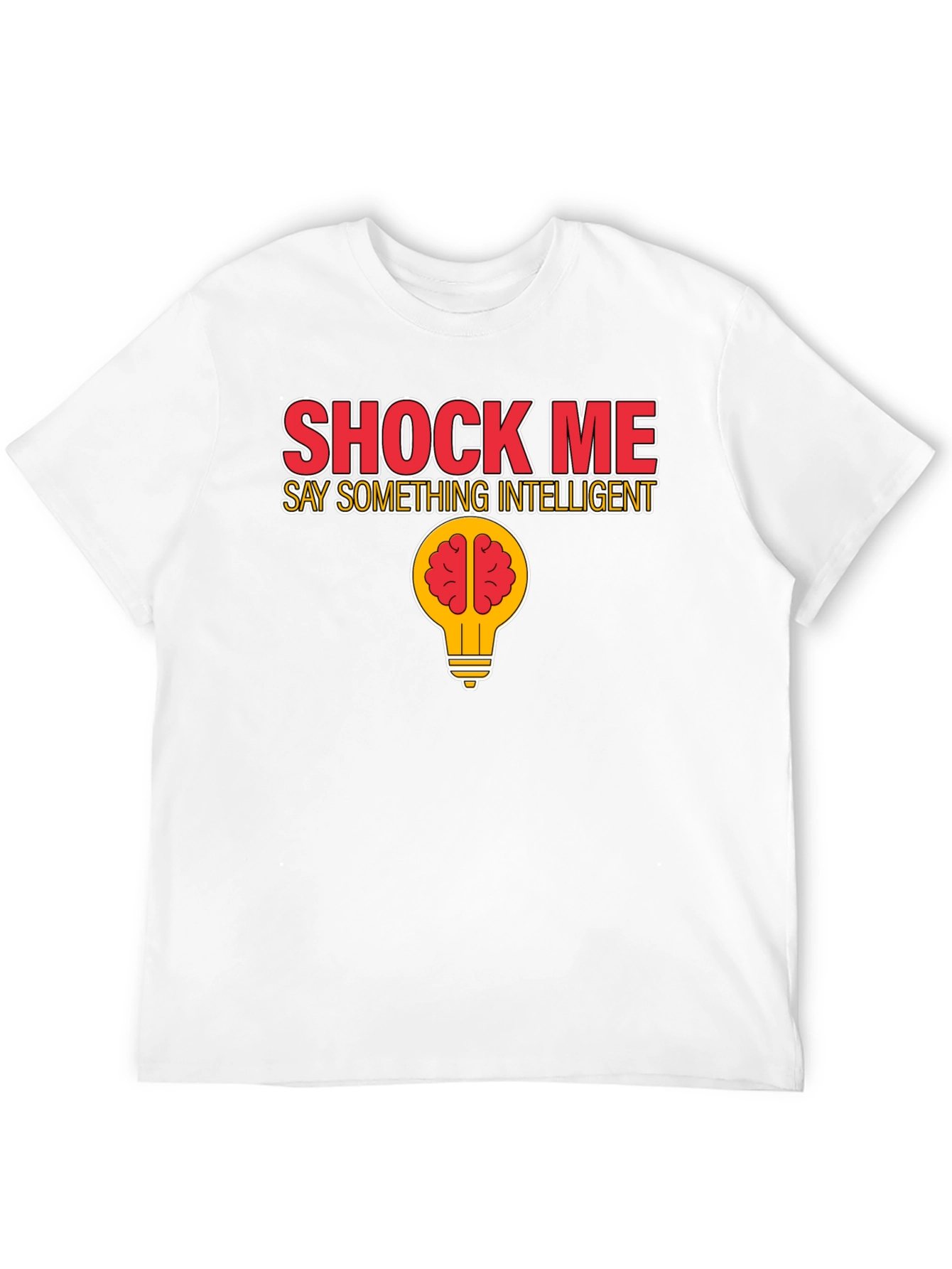 Shock Me Intelligent Brain Lightbulb T-Shirt