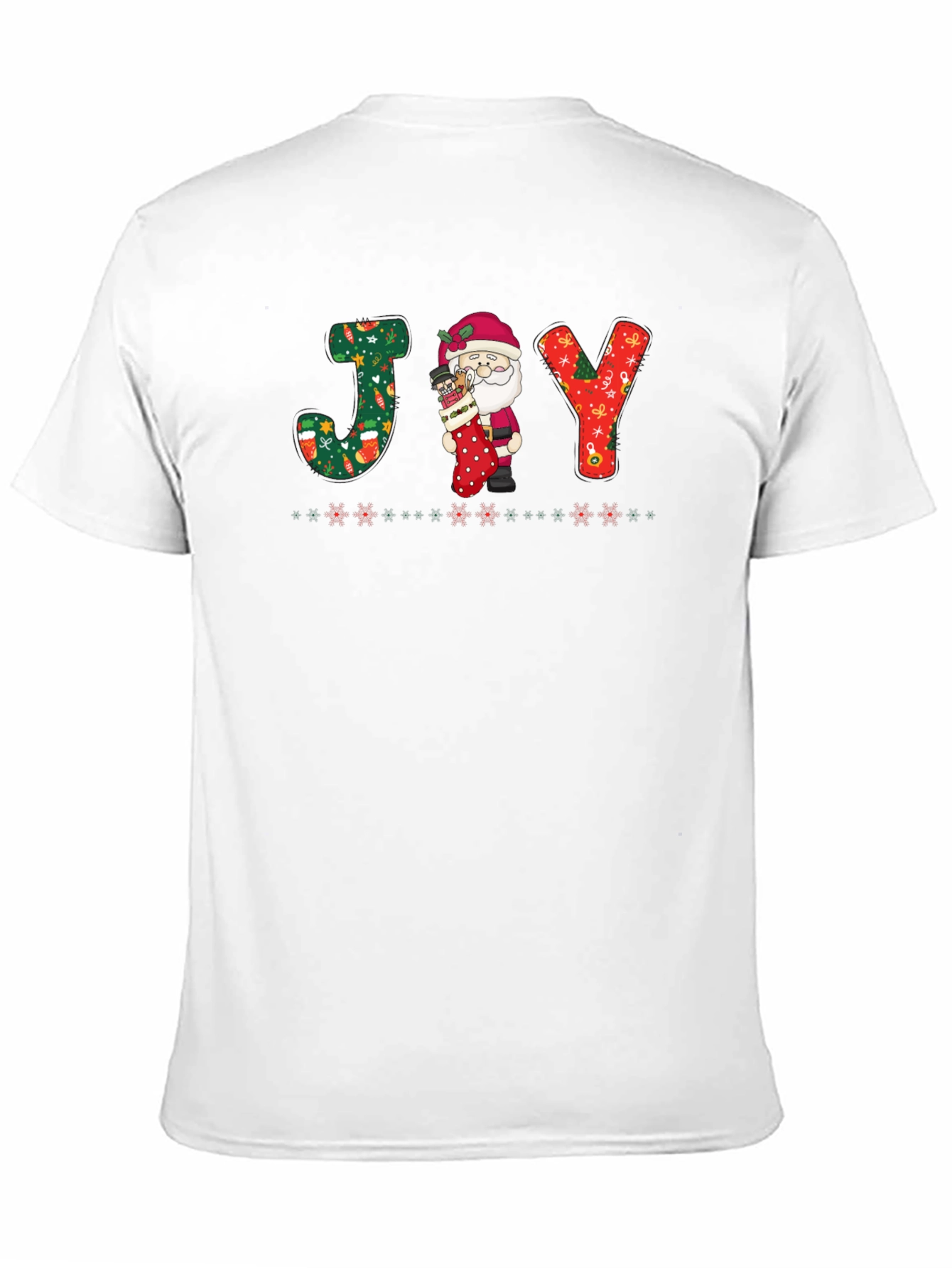 Festive Santa JOY Graphic Tee