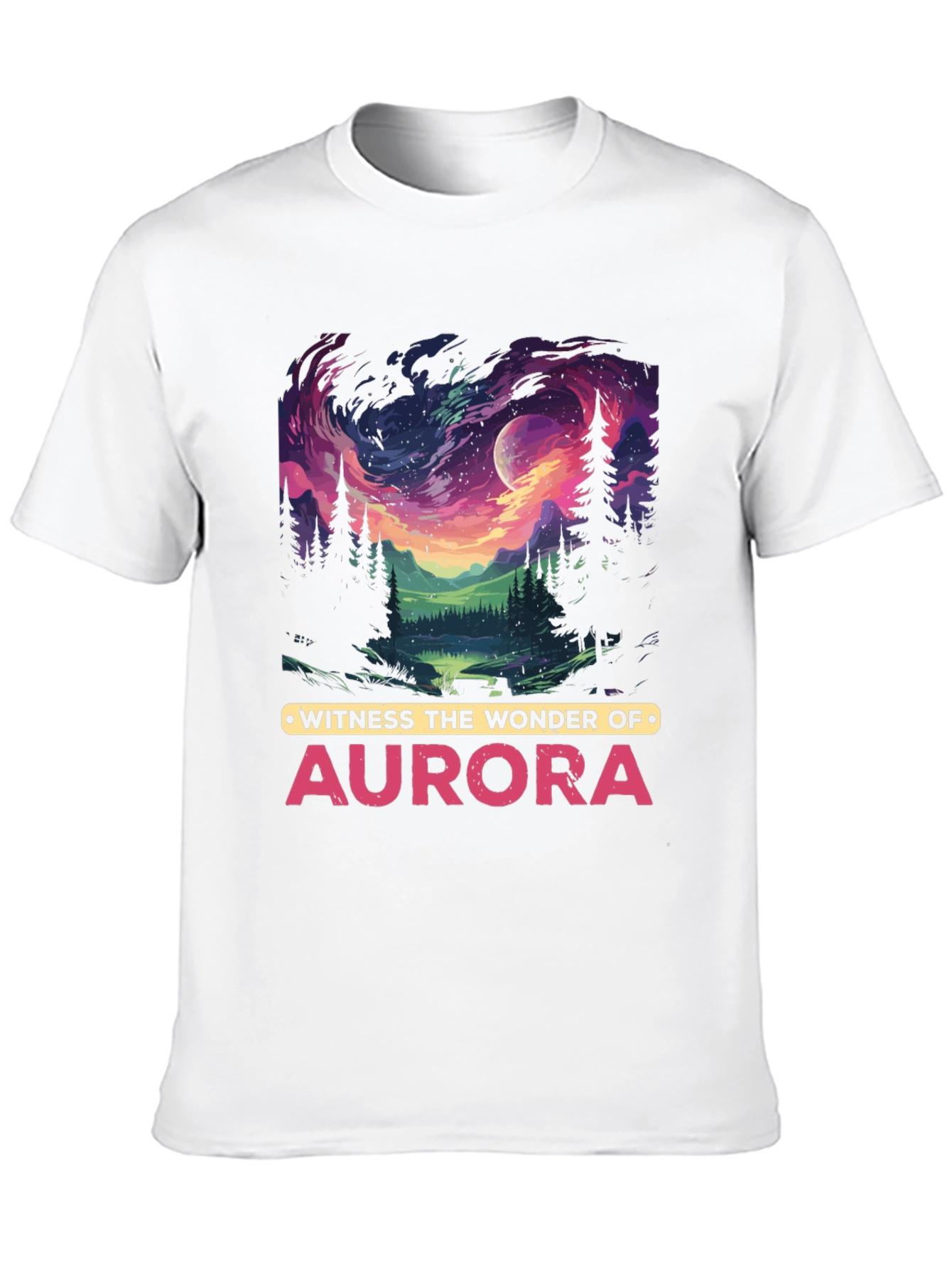 Aurora Wonder T-Shirt - Nature Inspired Graphic Tee