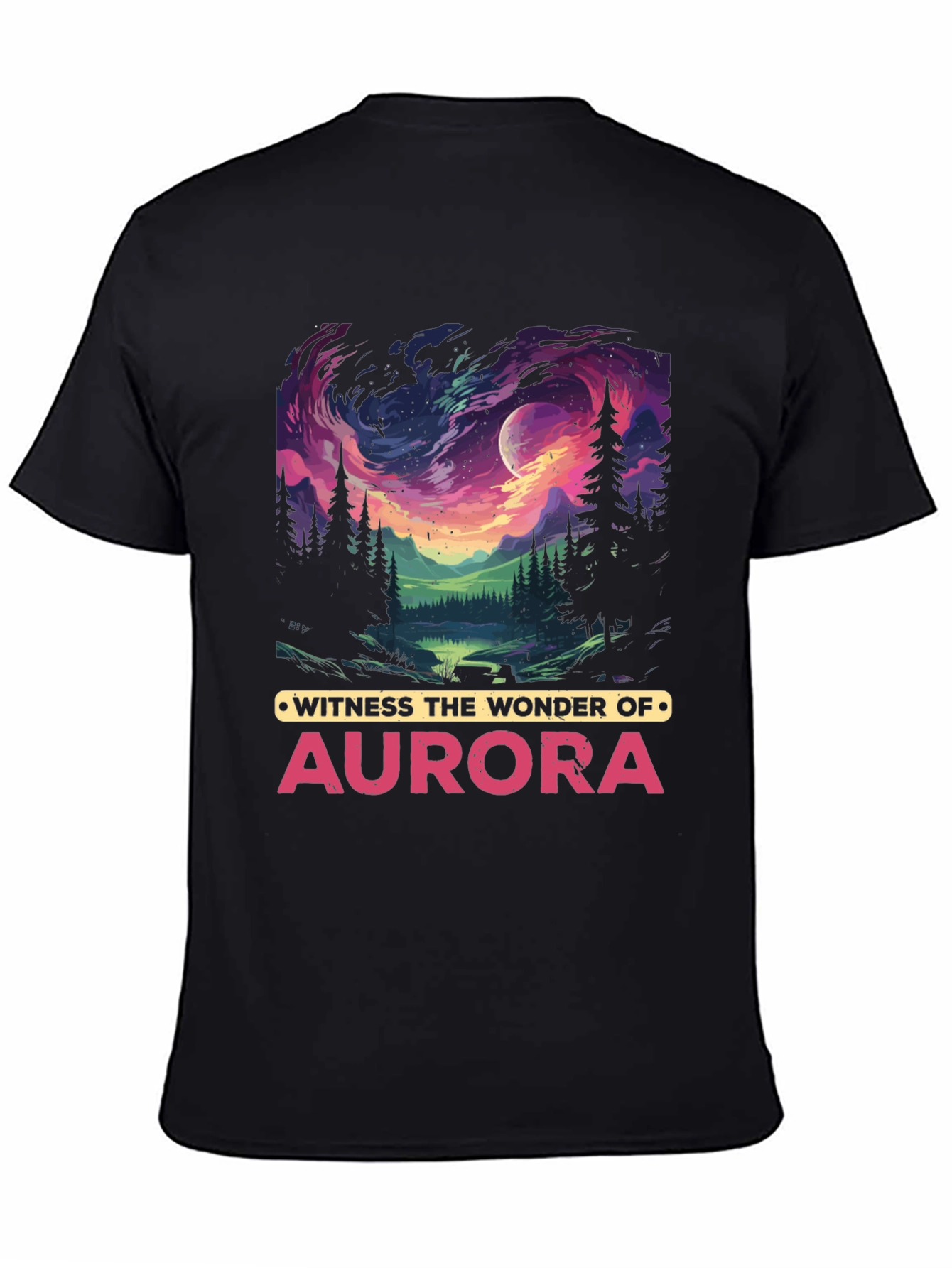 Aurora Wonder T-Shirt - Nature Inspired Graphic Tee