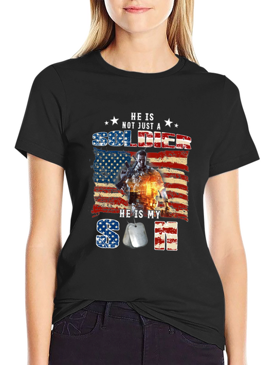 He is Not Just A Soldier He is My Son T-Shirt