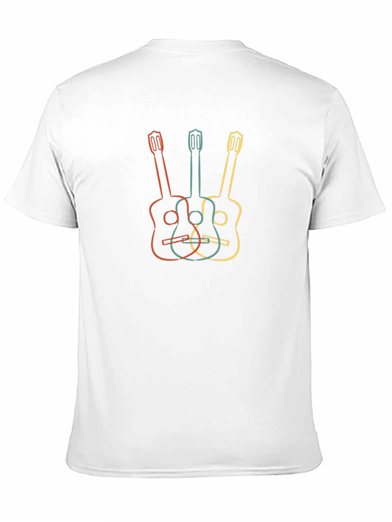 Retro Guitar T-Shirt - Music Lover Tee