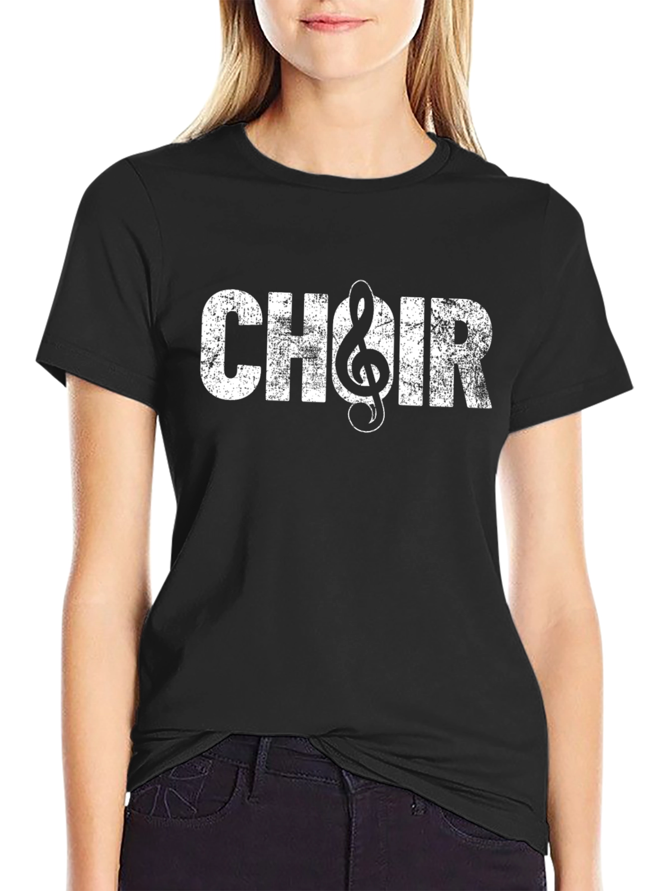 Choir Treble Clef Graphic Tee - Music Lover T-Shirt
