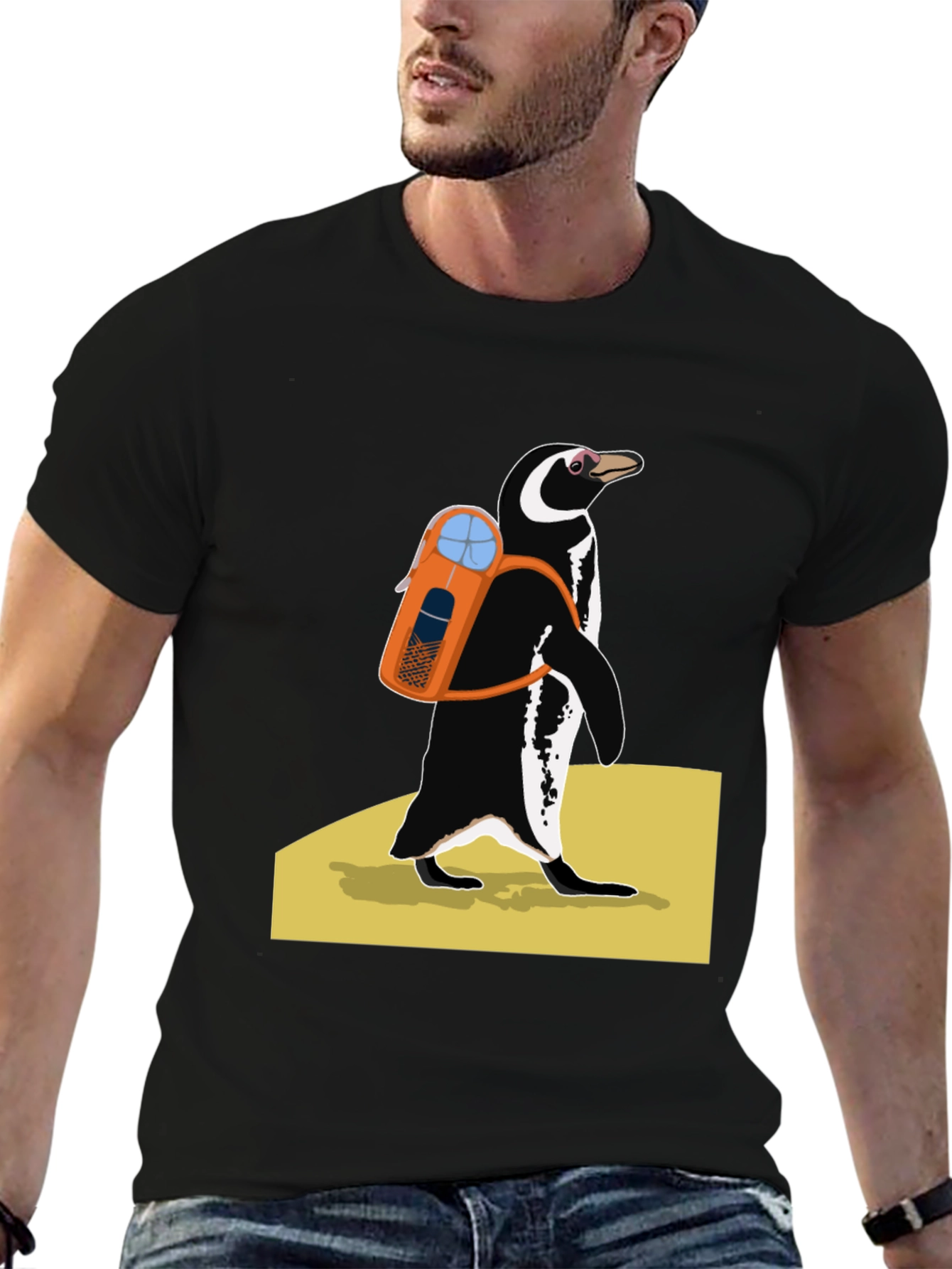 Cool Penguin Graphic Tee