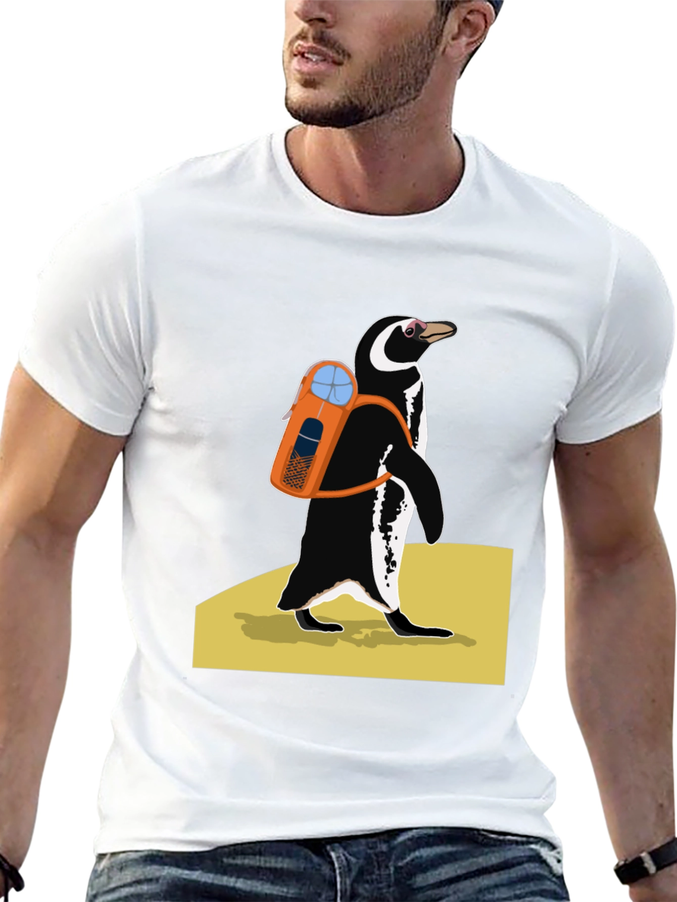 Cool Penguin Graphic Tee