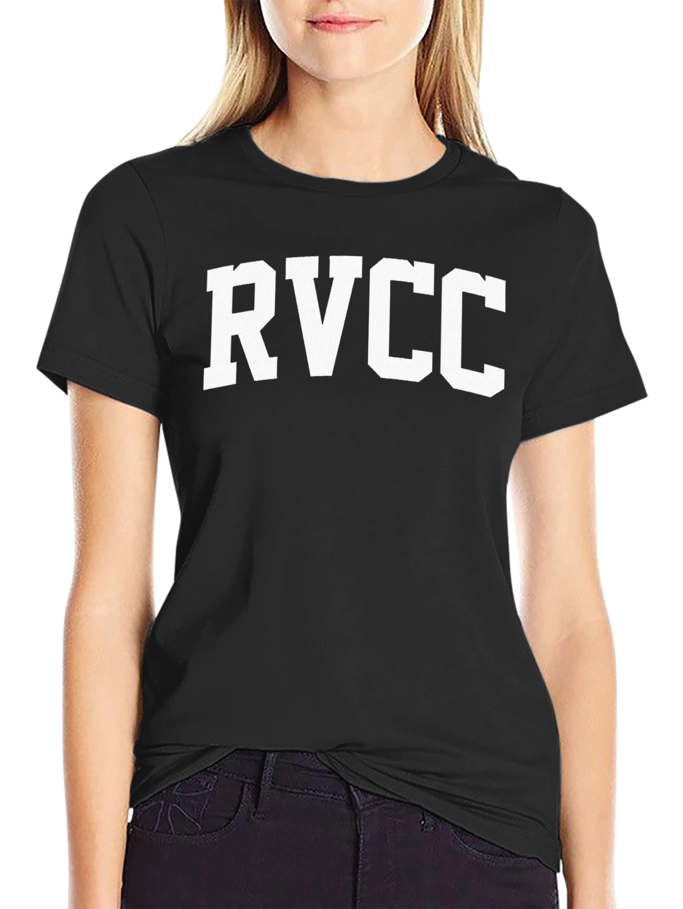 RVCC Collegiate Style Black T-Shirt