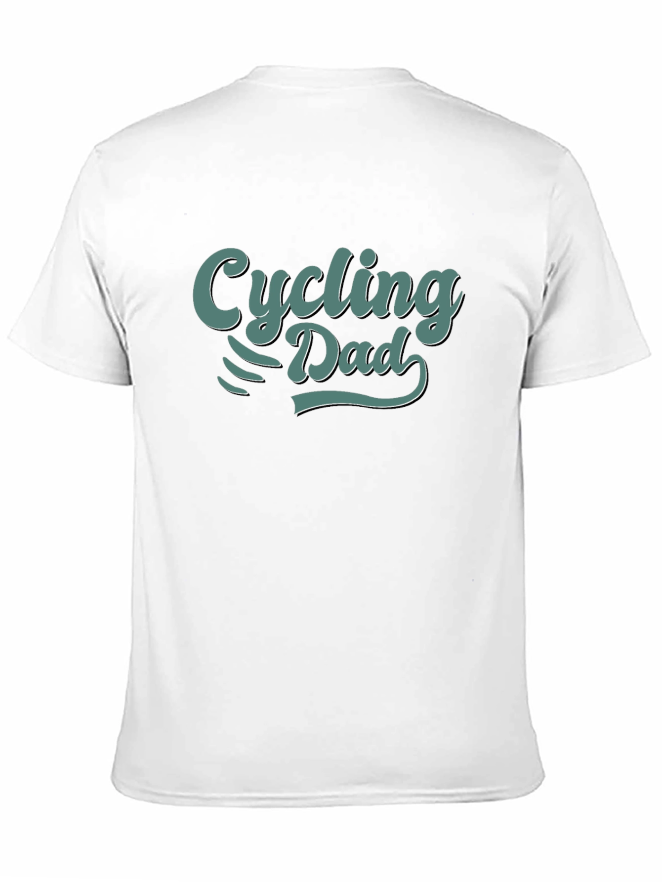 Cycling Dad Graphic Tee -  Black Cotton T-Shirt