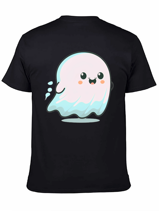 Cute Ghost Graphic Tee - Spooky Season Shirt