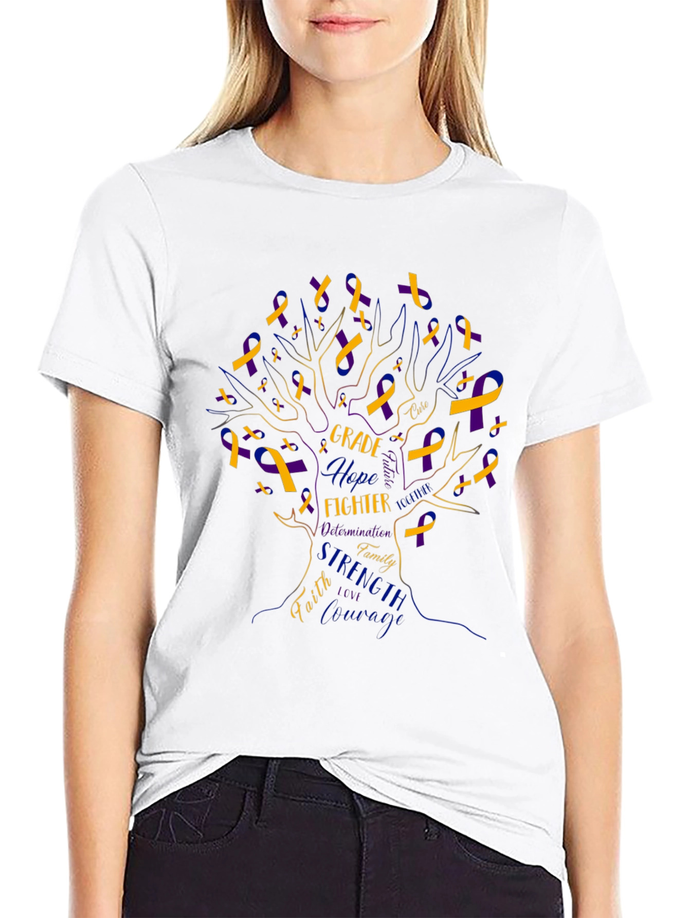 Awareness Ribbon Tree T-Shirt