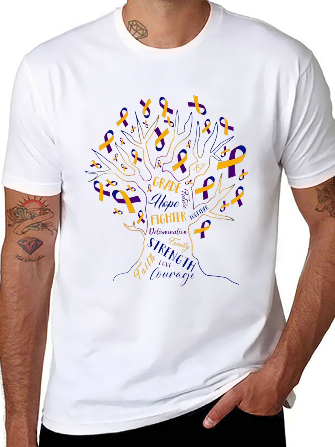 Awareness Ribbon Tree T-Shirt