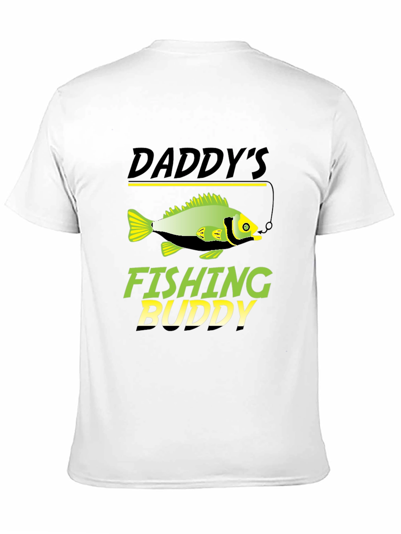 Daddys Fishing Buddy Graphic T-Shirt