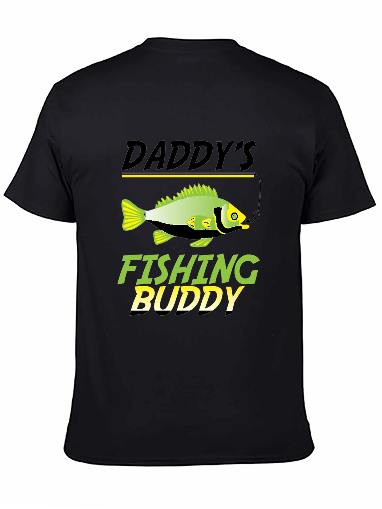 Daddys Fishing Buddy Graphic T-Shirt