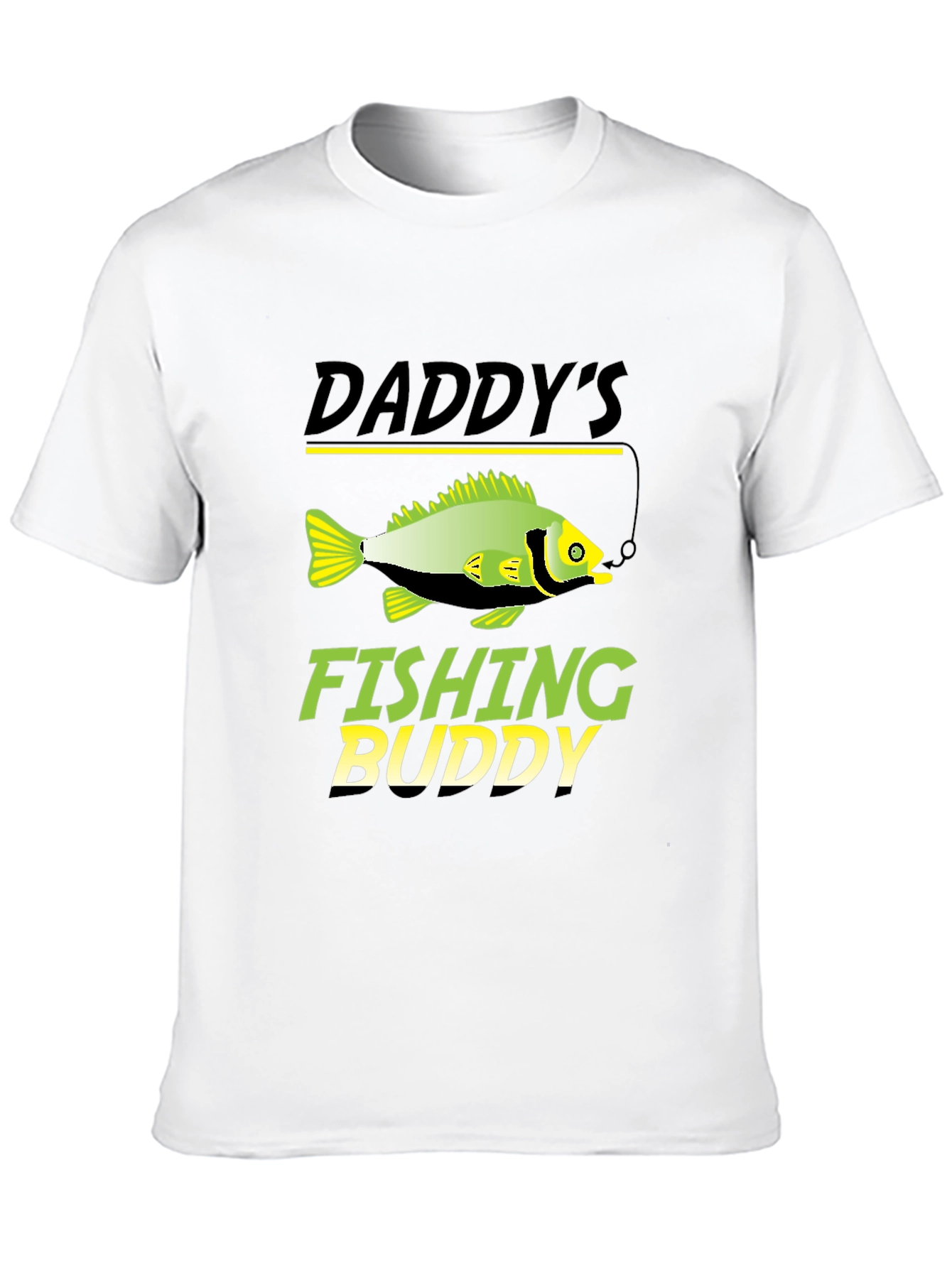 Daddys Fishing Buddy Graphic T-Shirt
