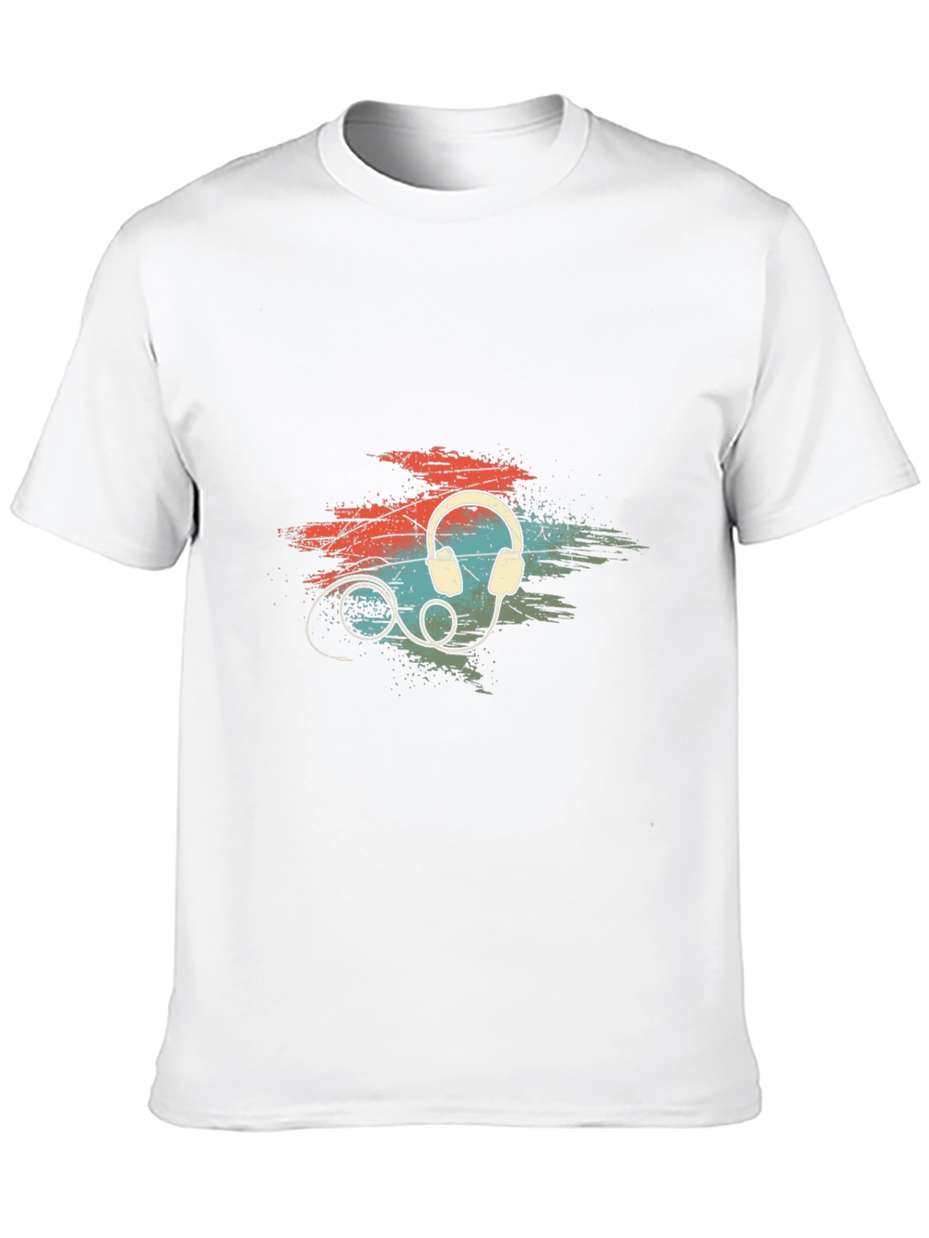 Retro Headphones Graphic T-Shirt