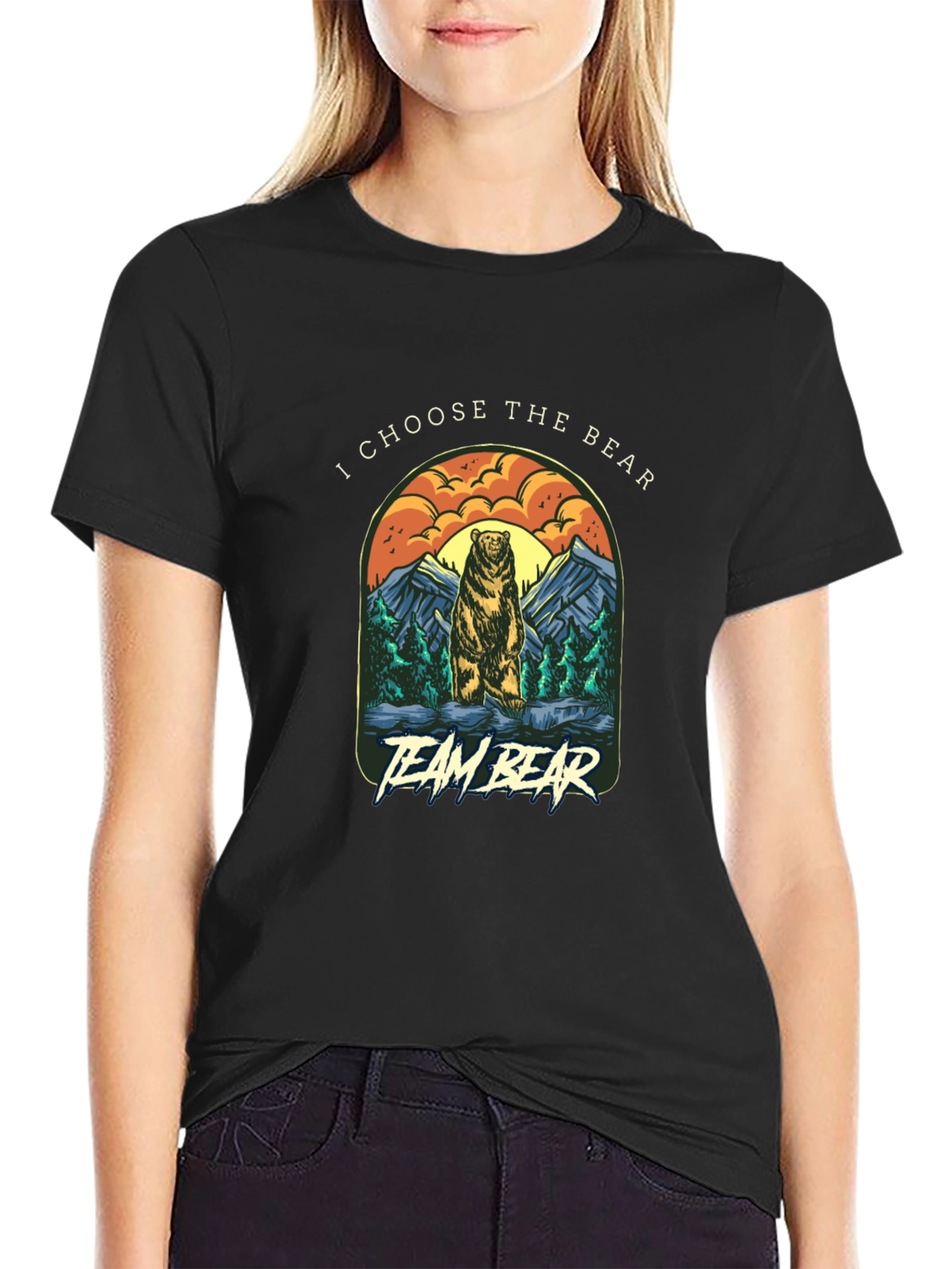 Team Bear Graphic Tee - Choose the Bear T-Shirt