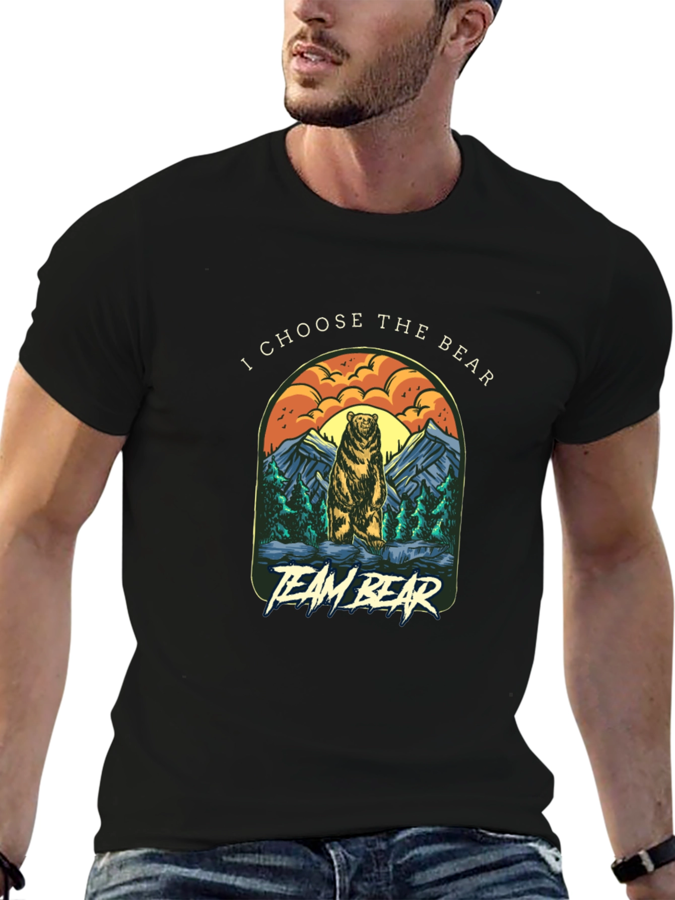 Team Bear Graphic Tee - Choose the Bear T-Shirt