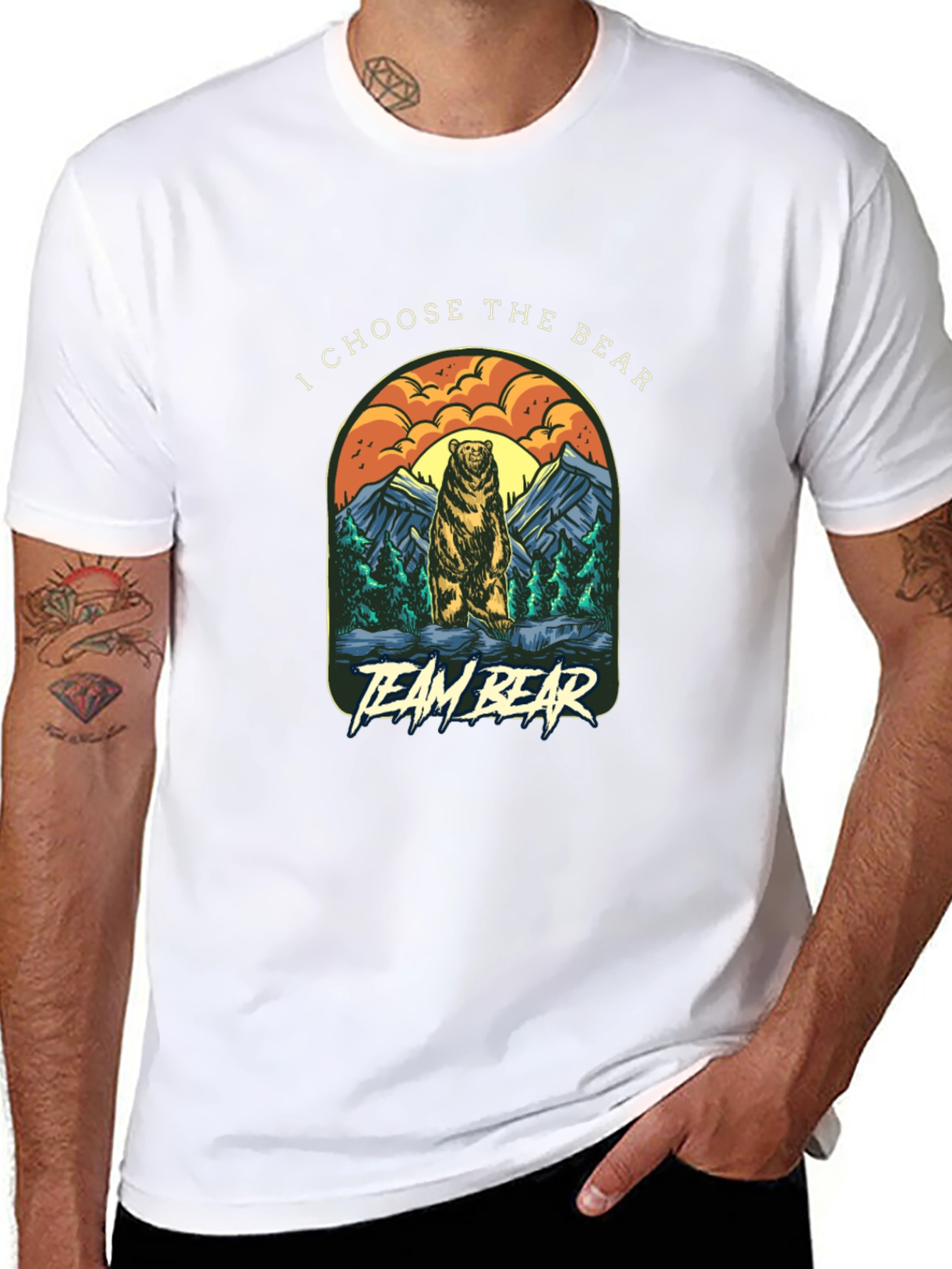 Team Bear Graphic Tee - Choose the Bear T-Shirt