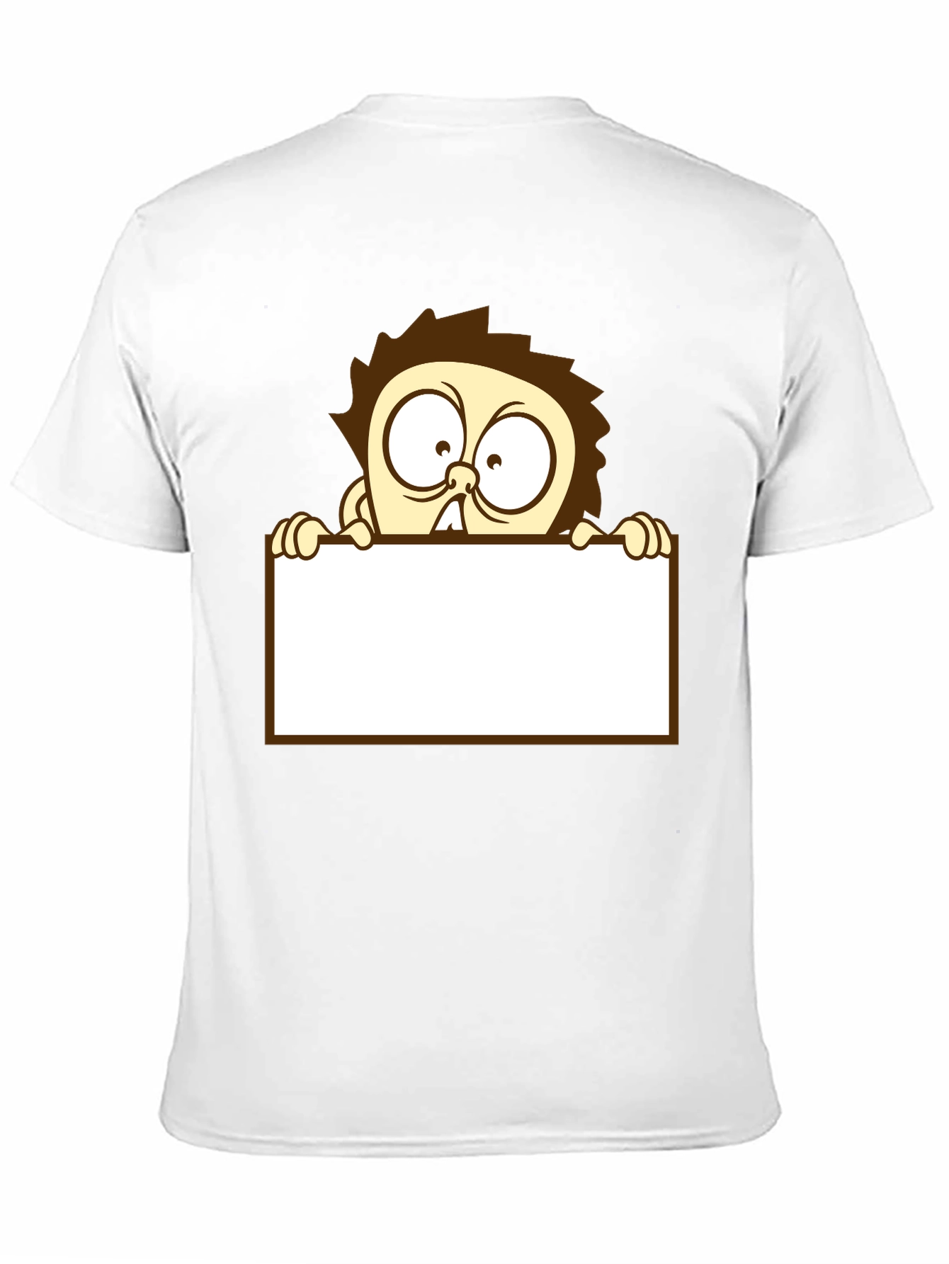 Cartoon Character Black T-Shirt