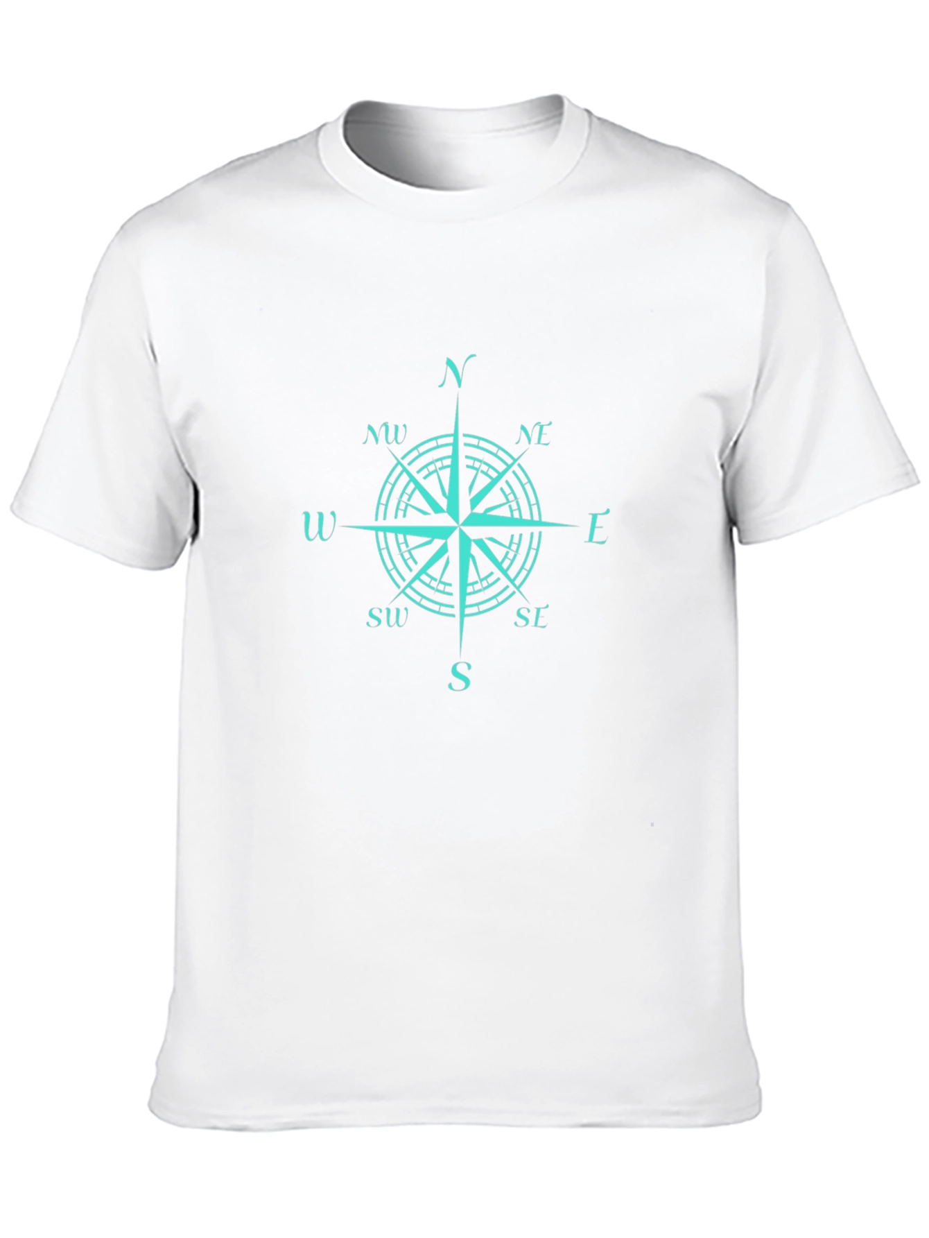 Compass Rose Graphic Tee - Black