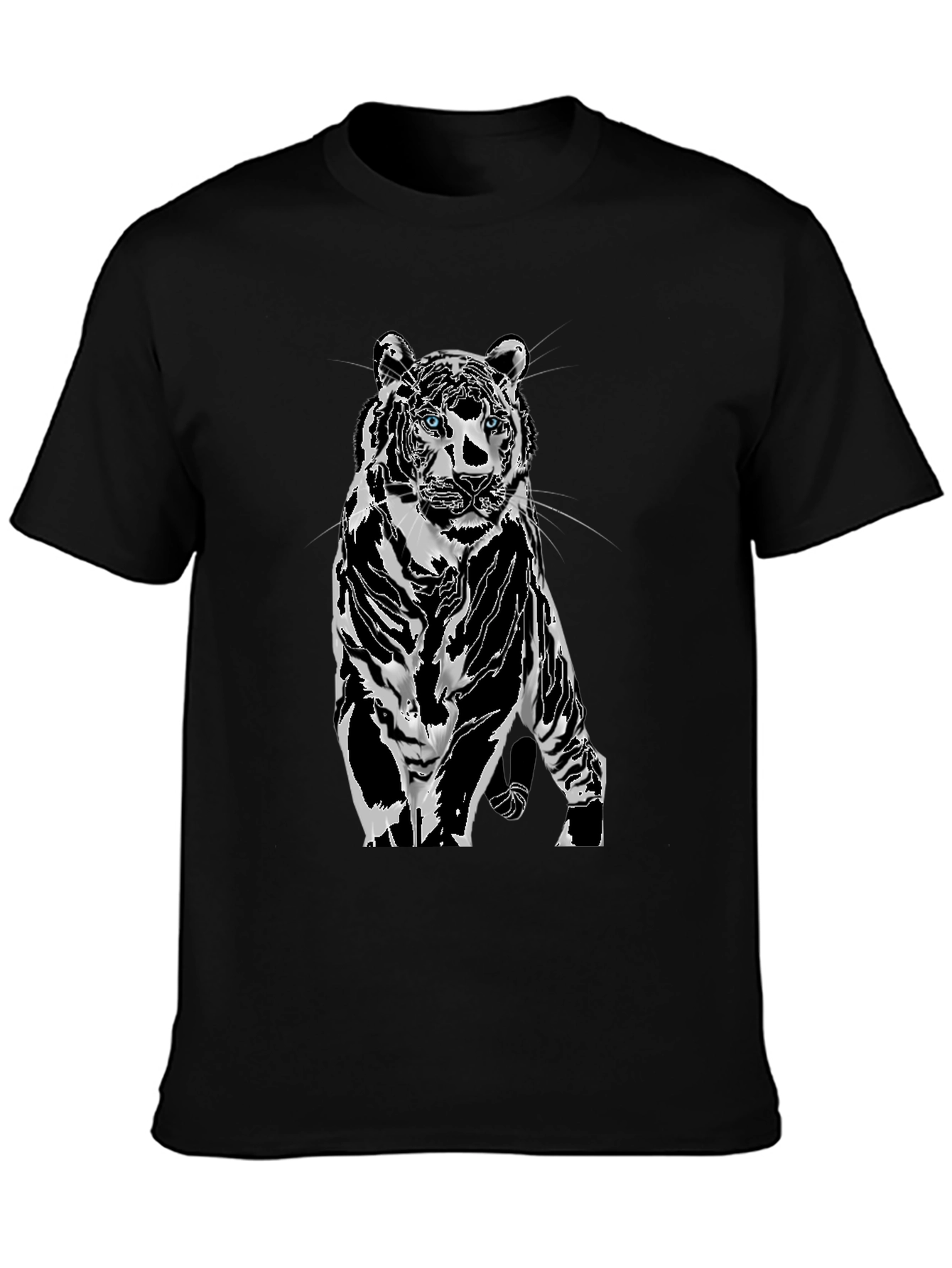 Tiger Graphic Tee - Bold Animal Print T-Shirt