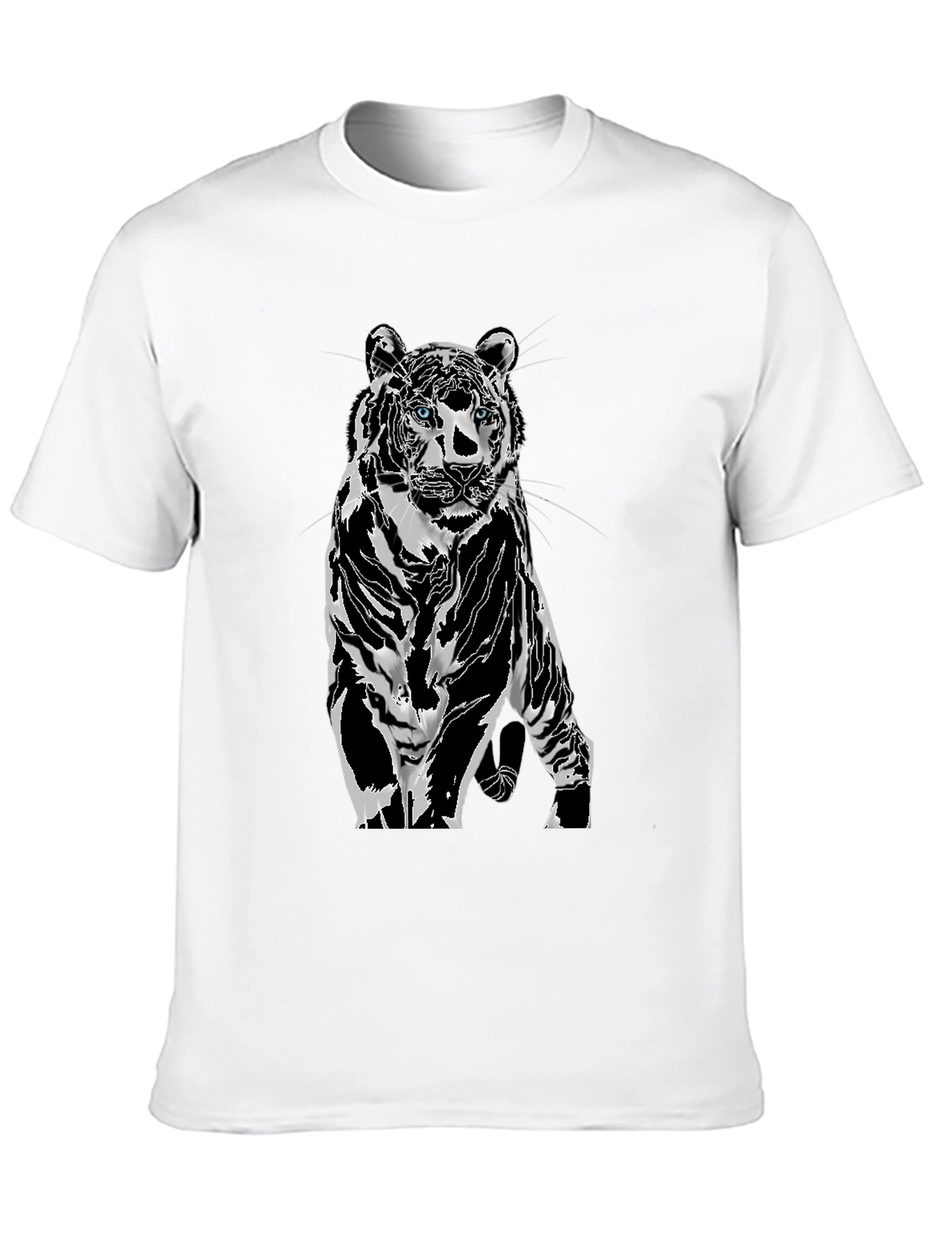 Tiger Graphic Tee - Bold Animal Print T-Shirt
