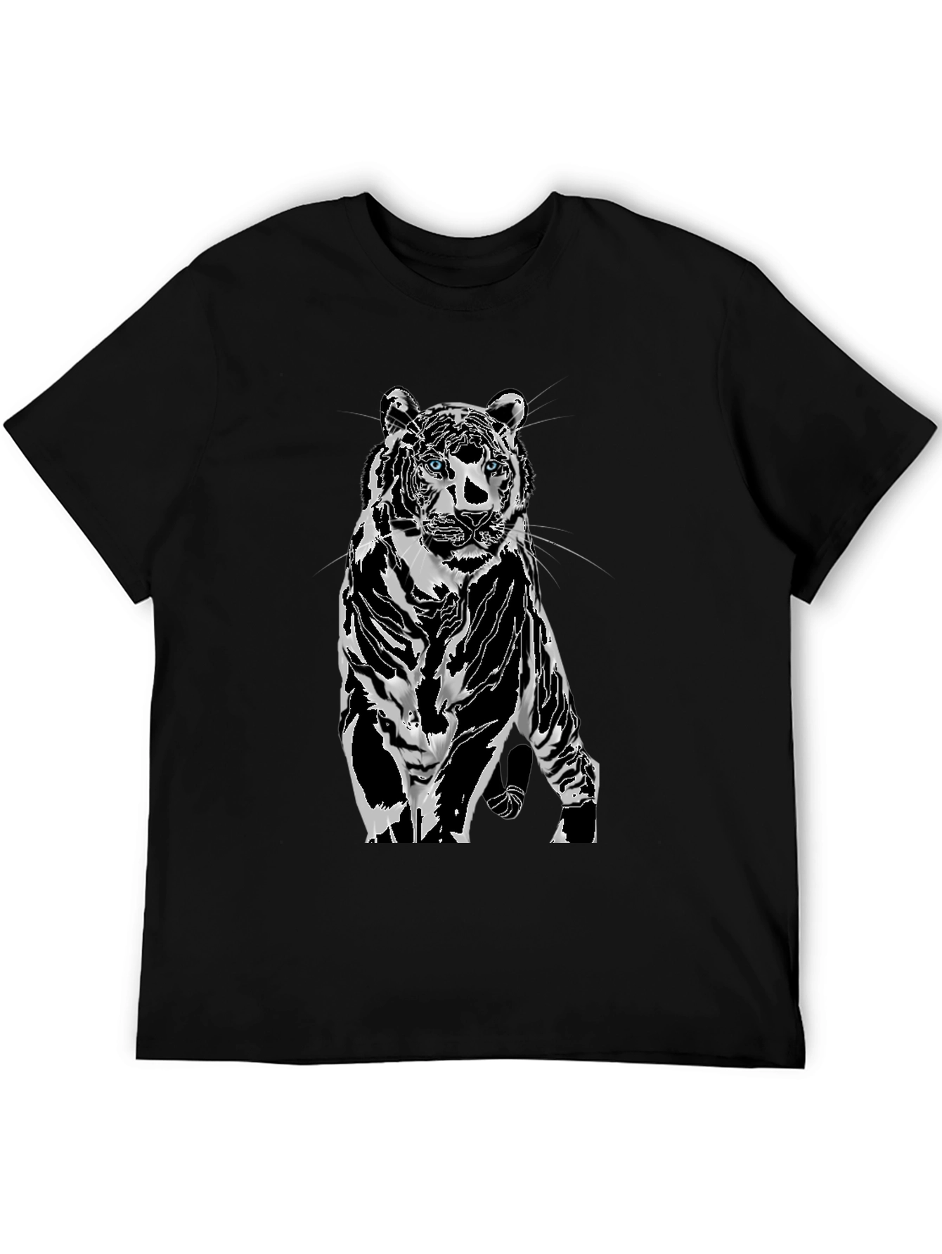 Tiger Graphic Tee - Bold Animal Print T-Shirt