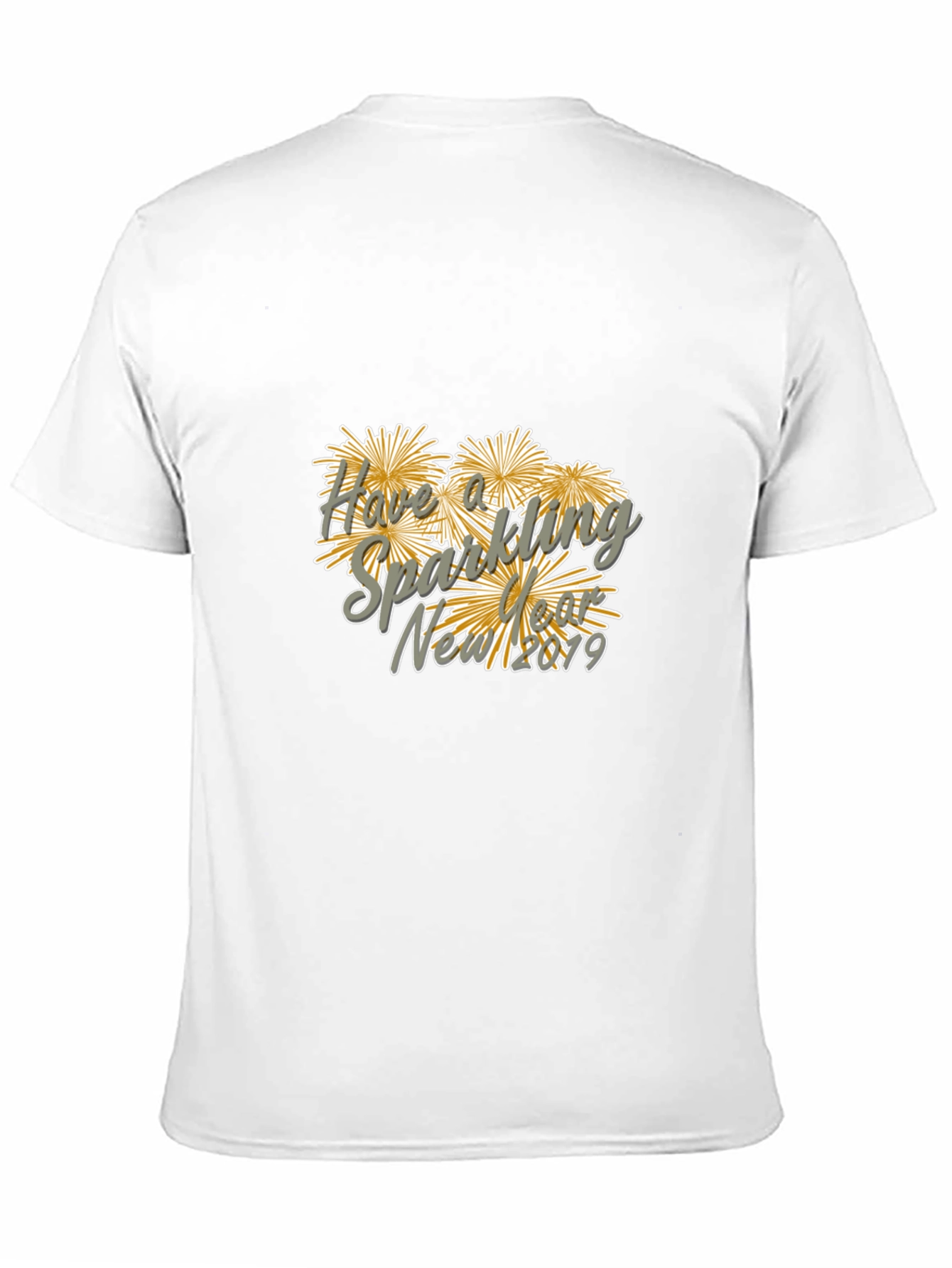 New Year Sparkling Fireworks Graphic Tee