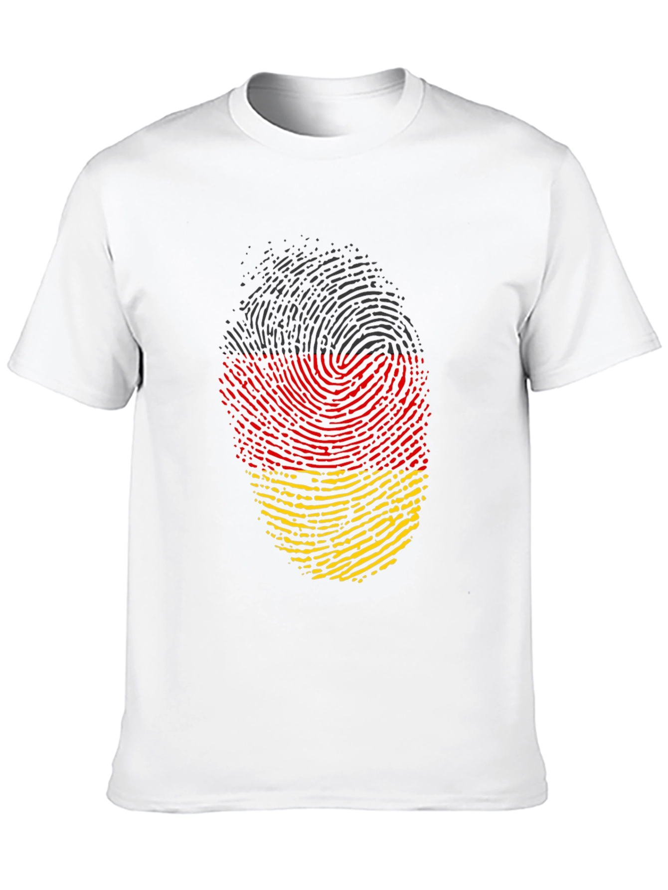 German Fingerprint T-Shirt - Black Tee