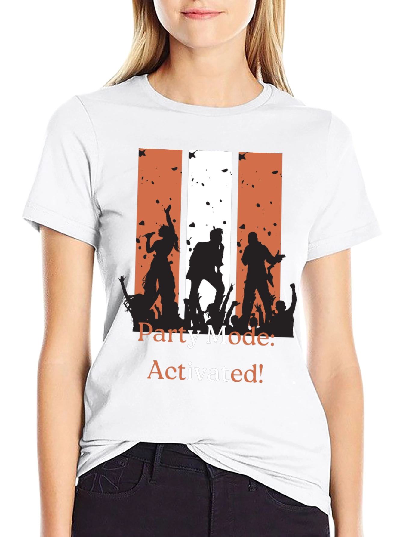 Party Mode Activated T-Shirt - Rock Concert Tee