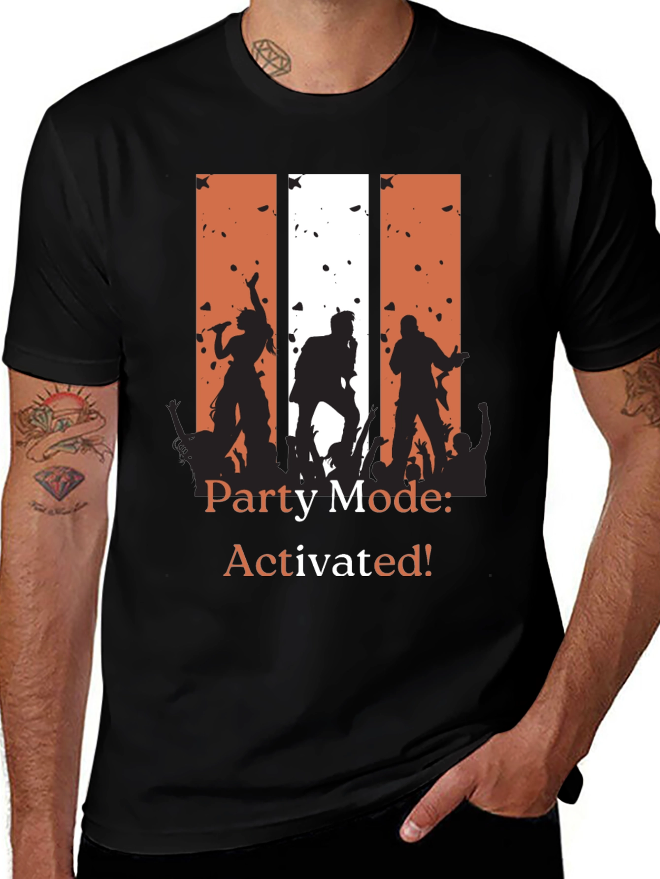 Party Mode Activated T-Shirt - Rock Concert Tee