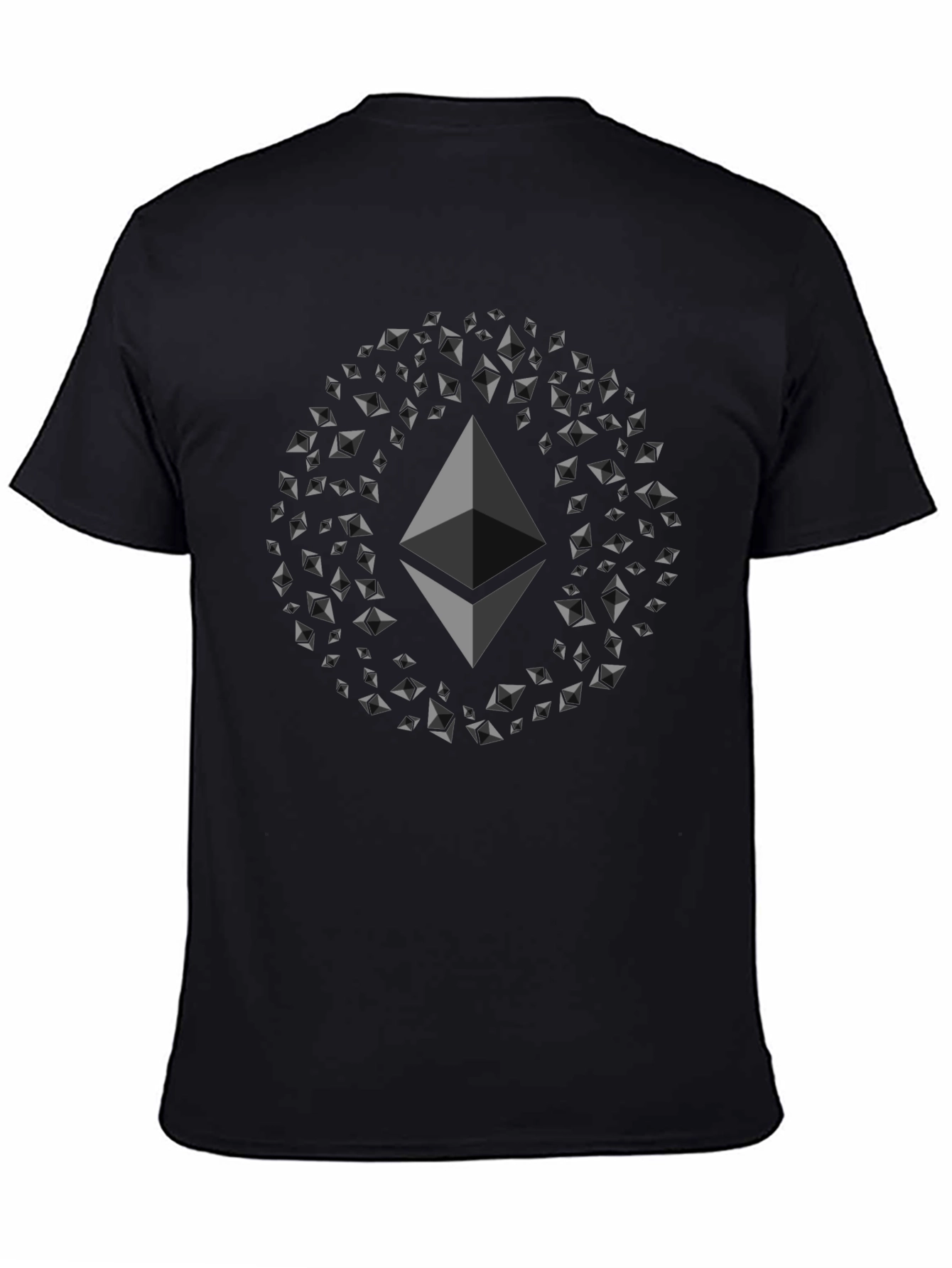 Ethereum Crypto Graphic T-Shirt - Black