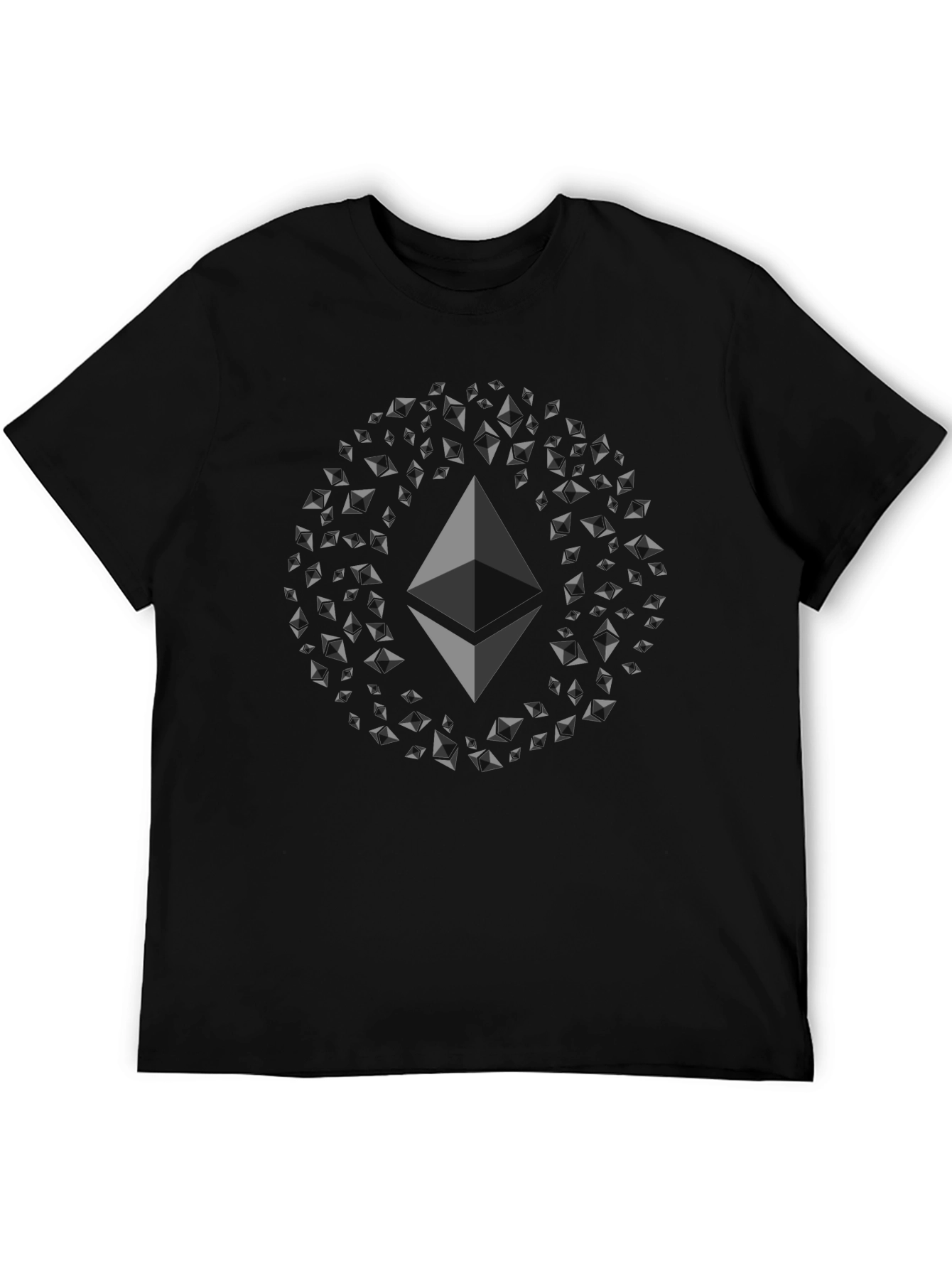 Ethereum Crypto Graphic T-Shirt - Black