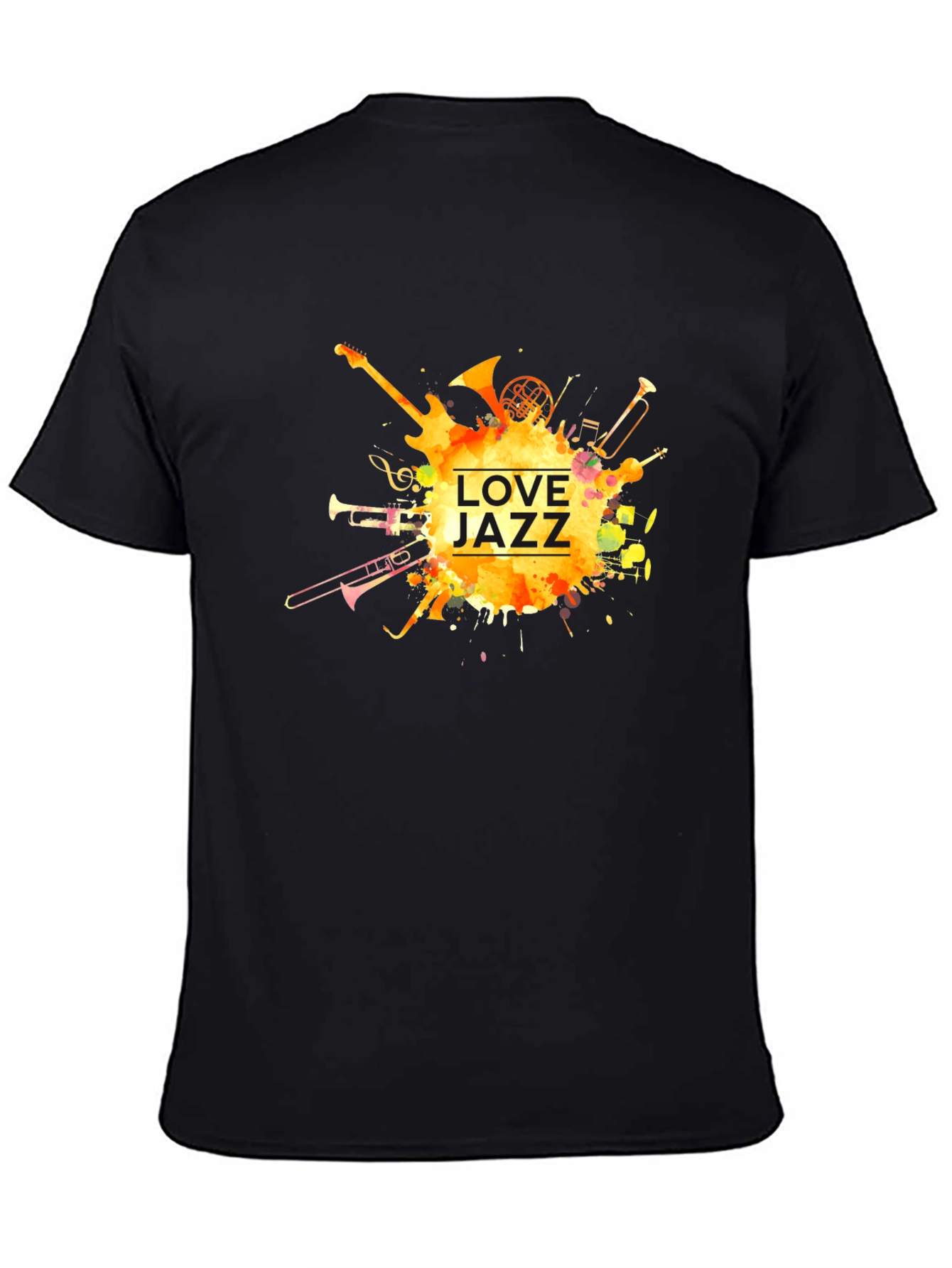 Love Jazz Music T-Shirt - Black