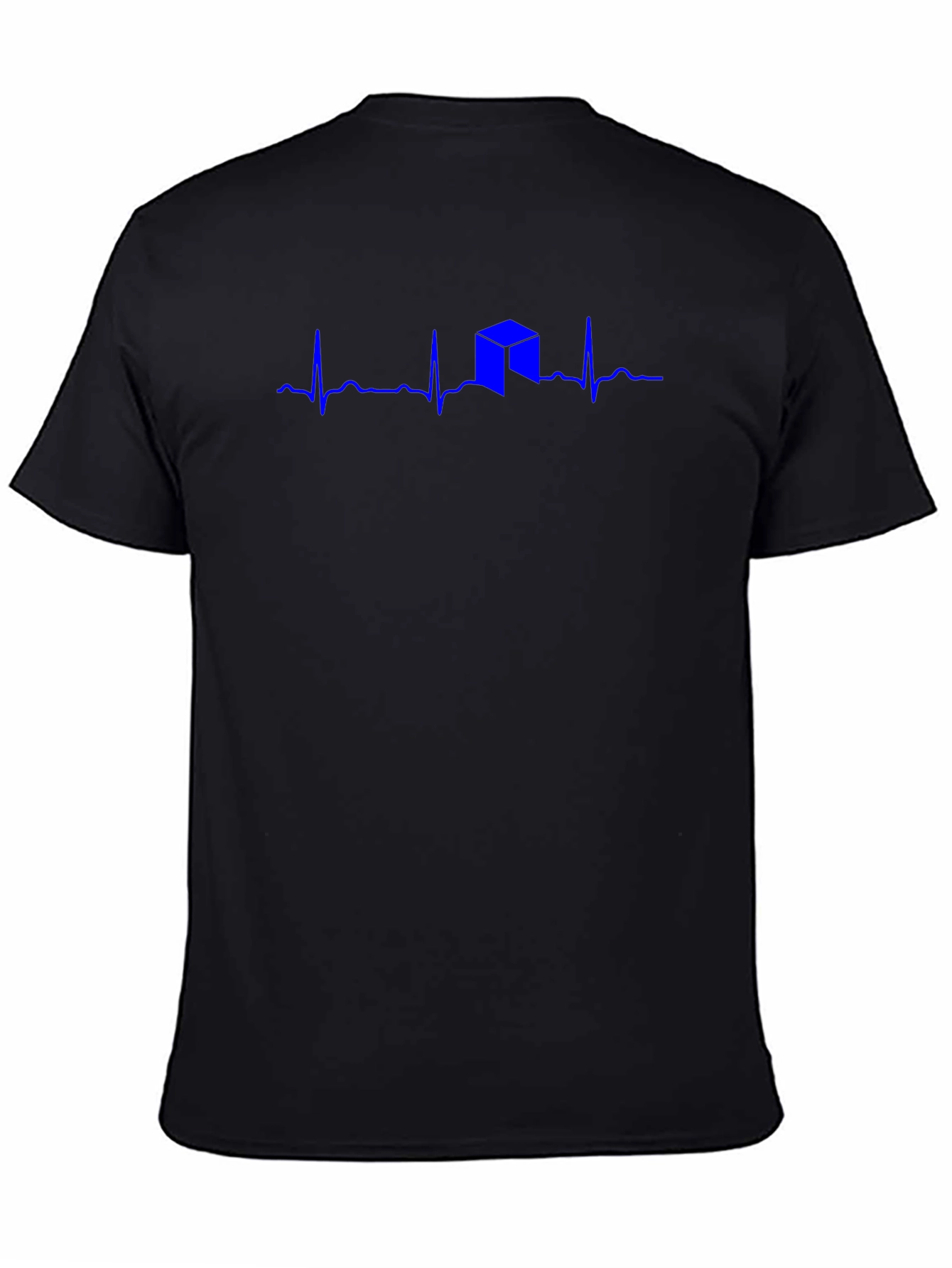Heartbeat Cube Graphic Tee - Black