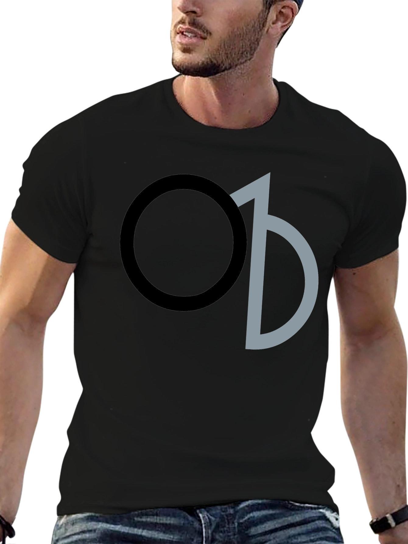 Geometric Logo T-Shirt - Stylish Casual Wear