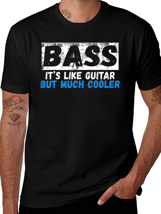 Bass Guitar T-Shirt - Much Cooler Tee