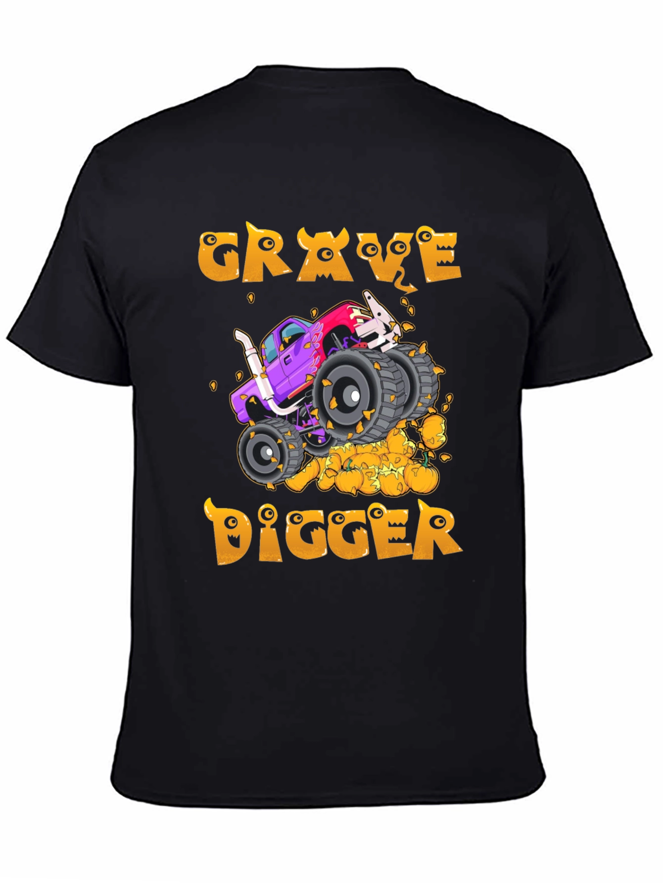 Grave Digger Monster Truck Halloween T-Shirt
