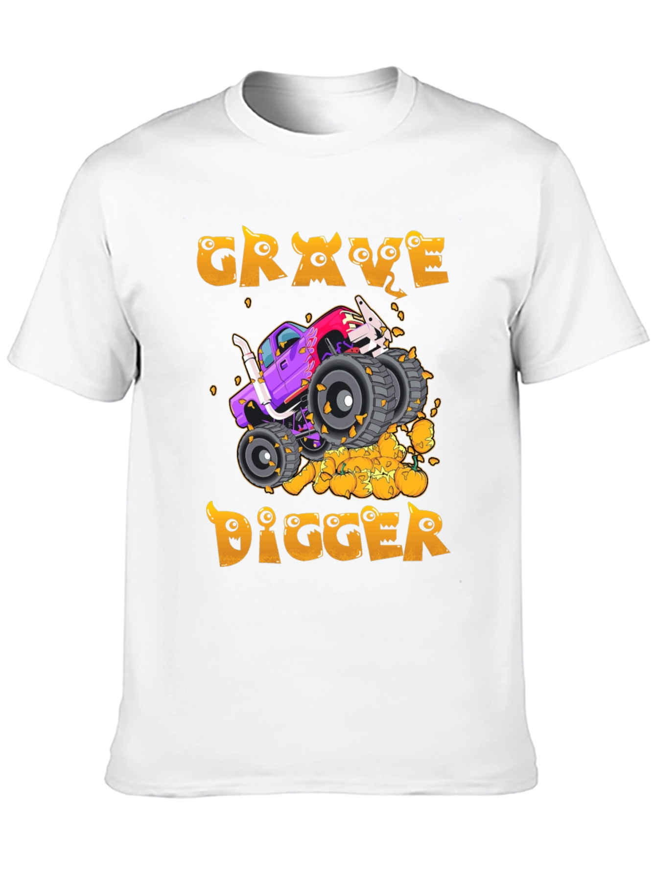 Grave Digger Monster Truck Halloween T-Shirt
