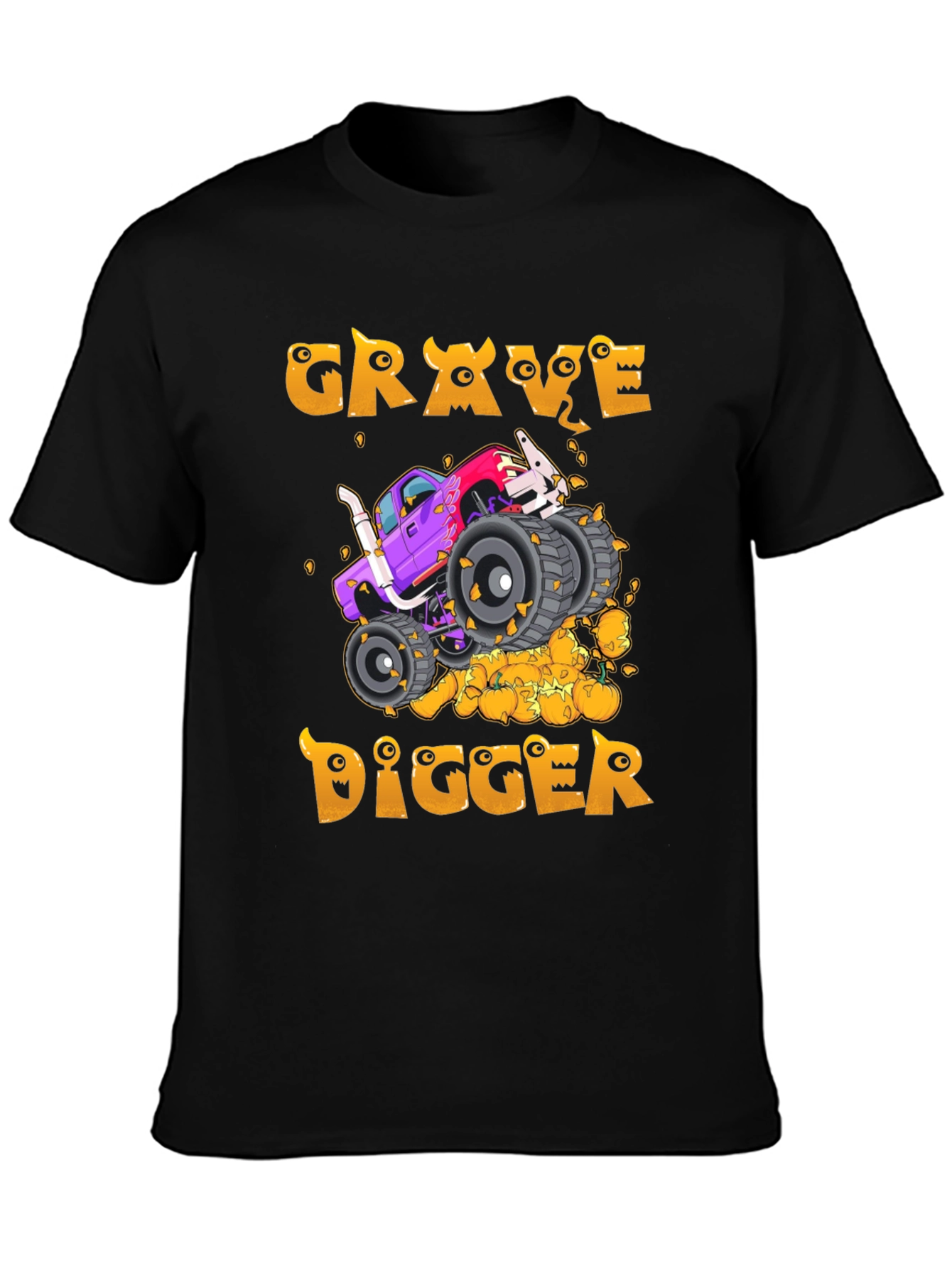Grave Digger Monster Truck Halloween T-Shirt