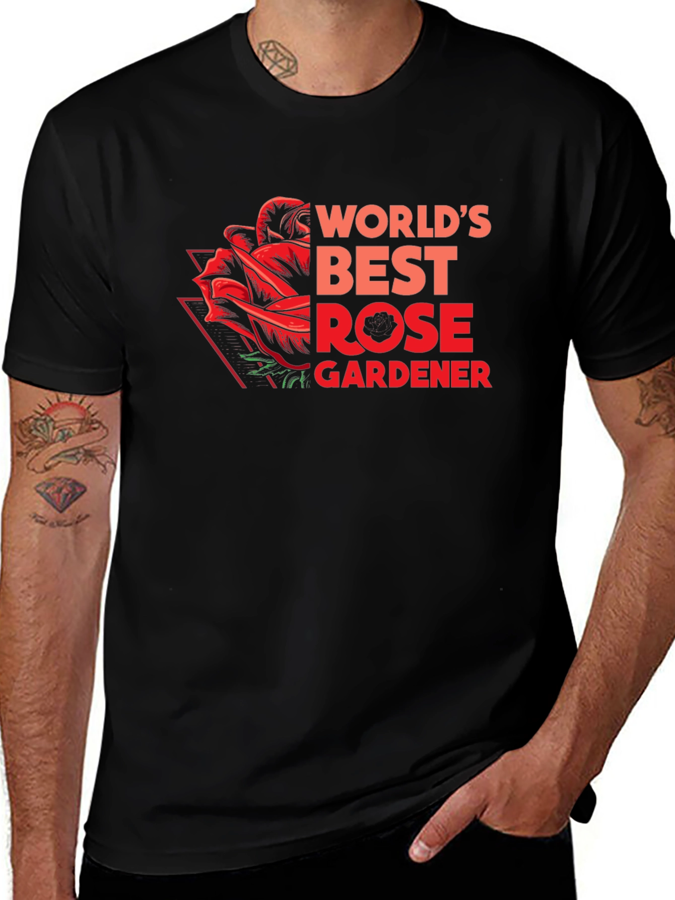 Worlds Best Rose Gardener T-Shirt