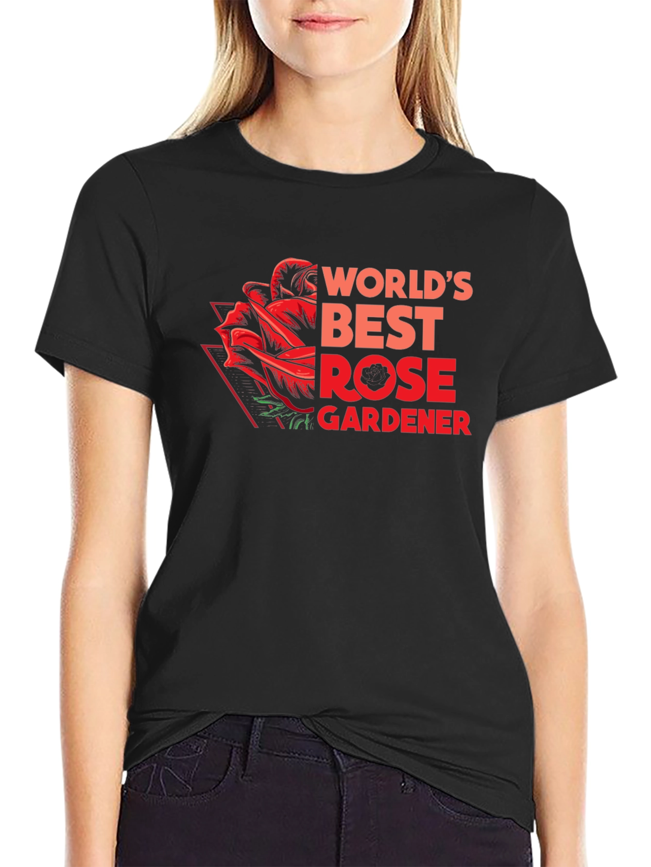 Worlds Best Rose Gardener T-Shirt